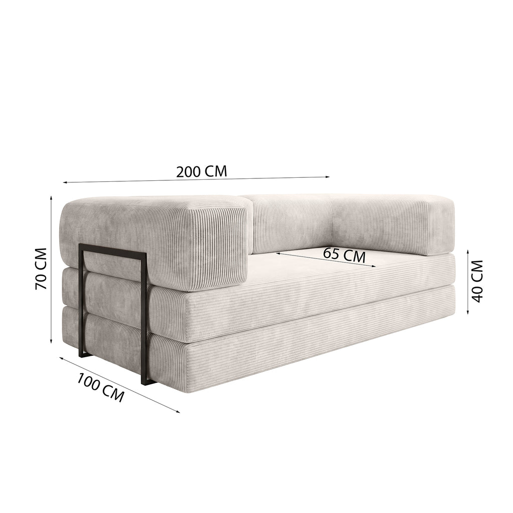 Edi Sofa w tkaninie Poso