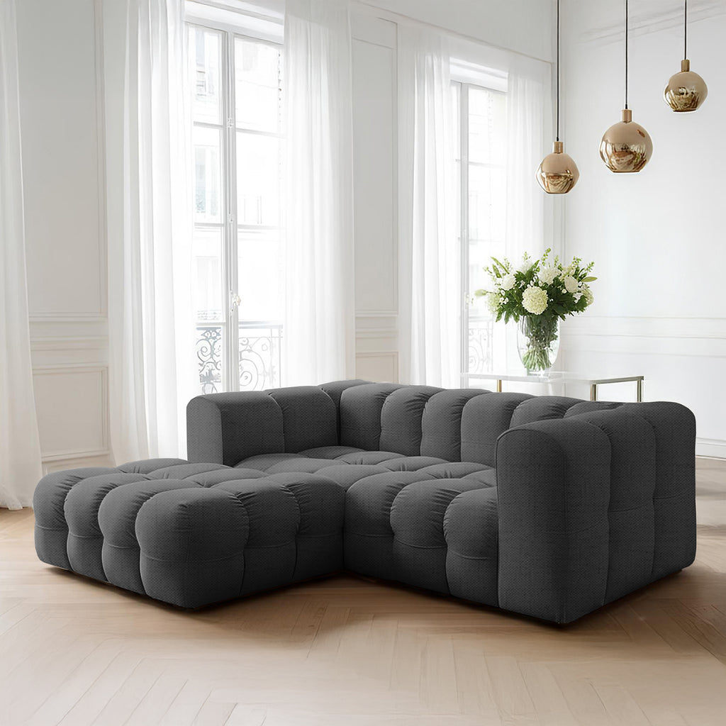 Baloo L mini narożnik w tkaninie Moly