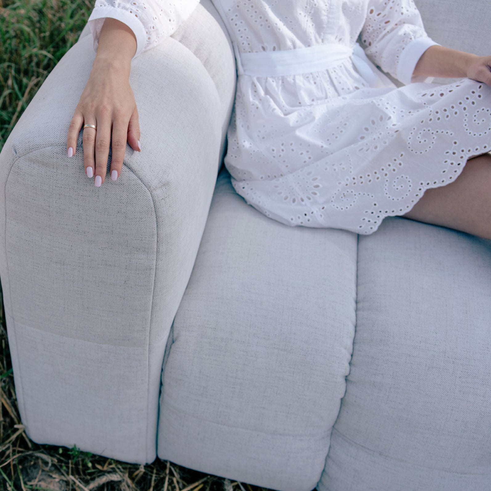 Baloo L narożnik w tkaninie Moly