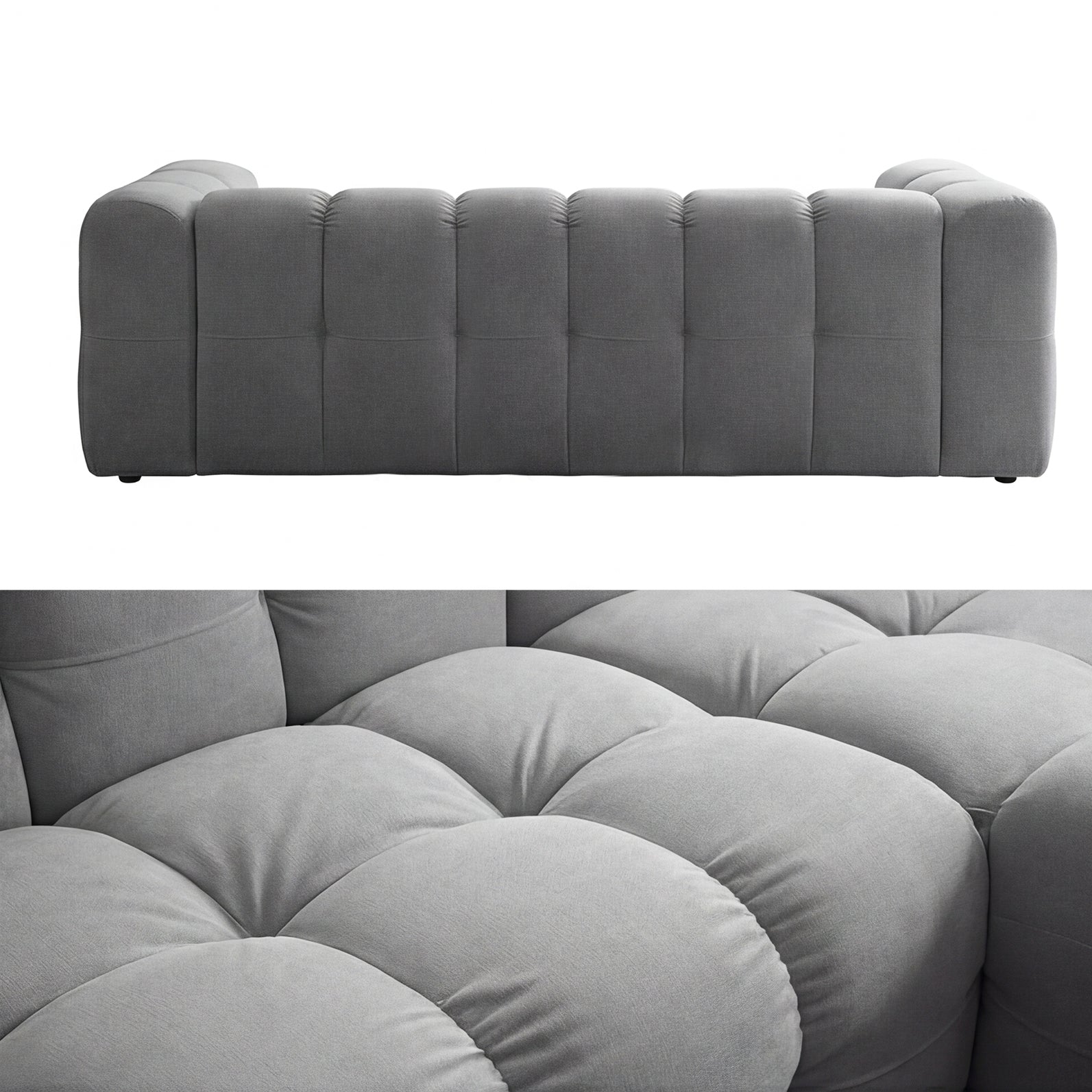 Baloo L mini narożnik w tkaninie Tiffany