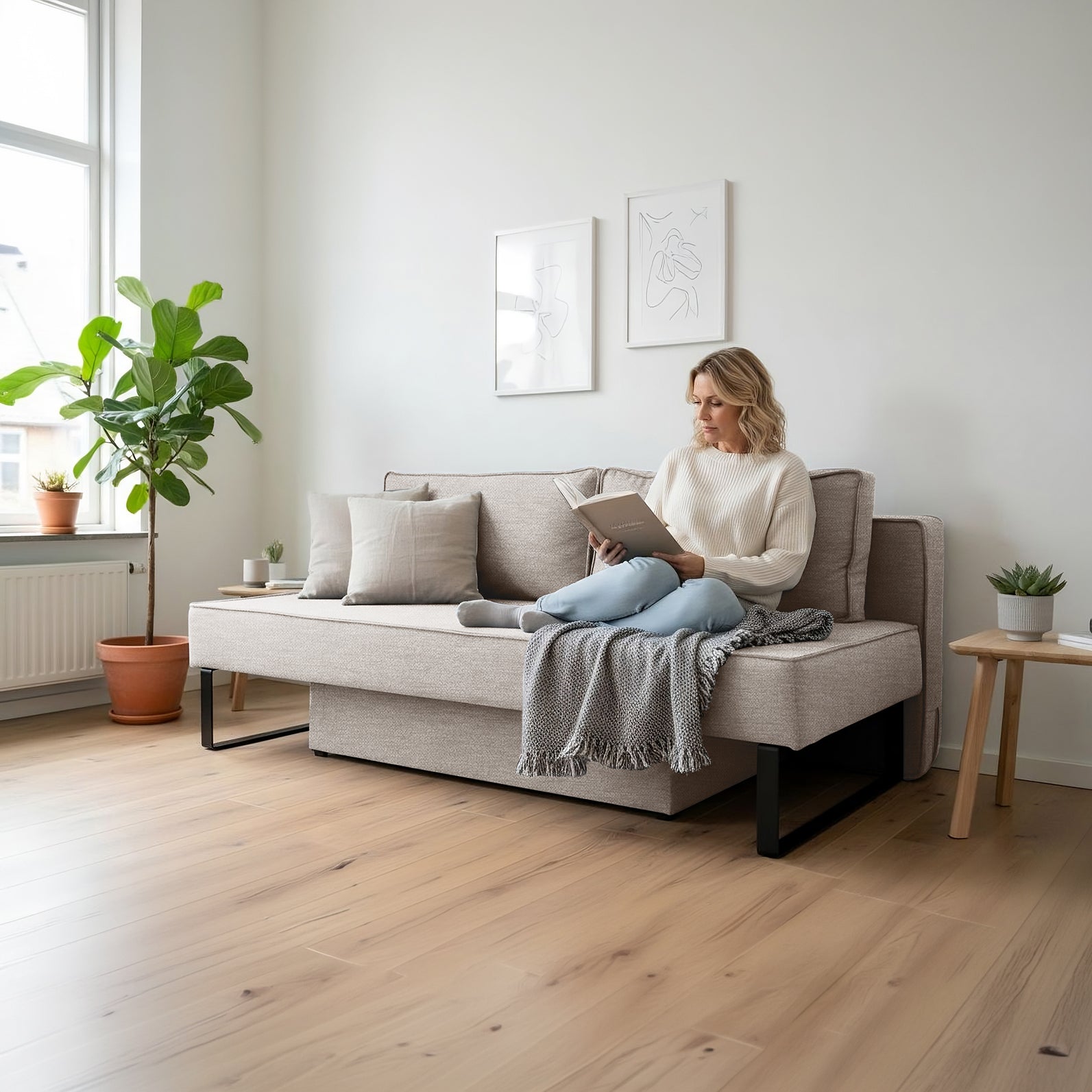 Sofa Nomi w tkaninie Faro