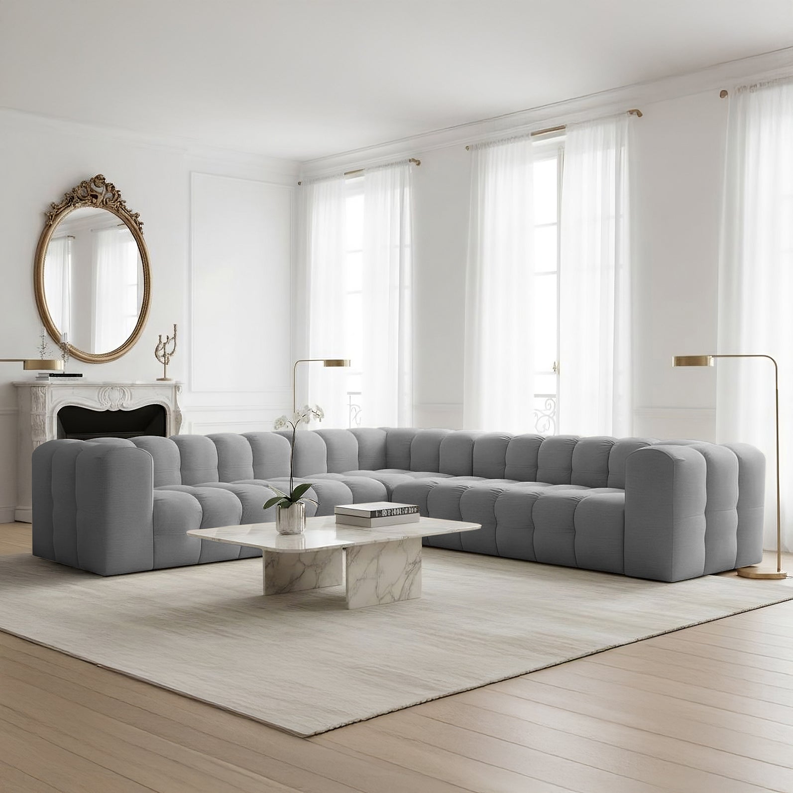 Baloo Corner 300cm w tkaninie Tiffany