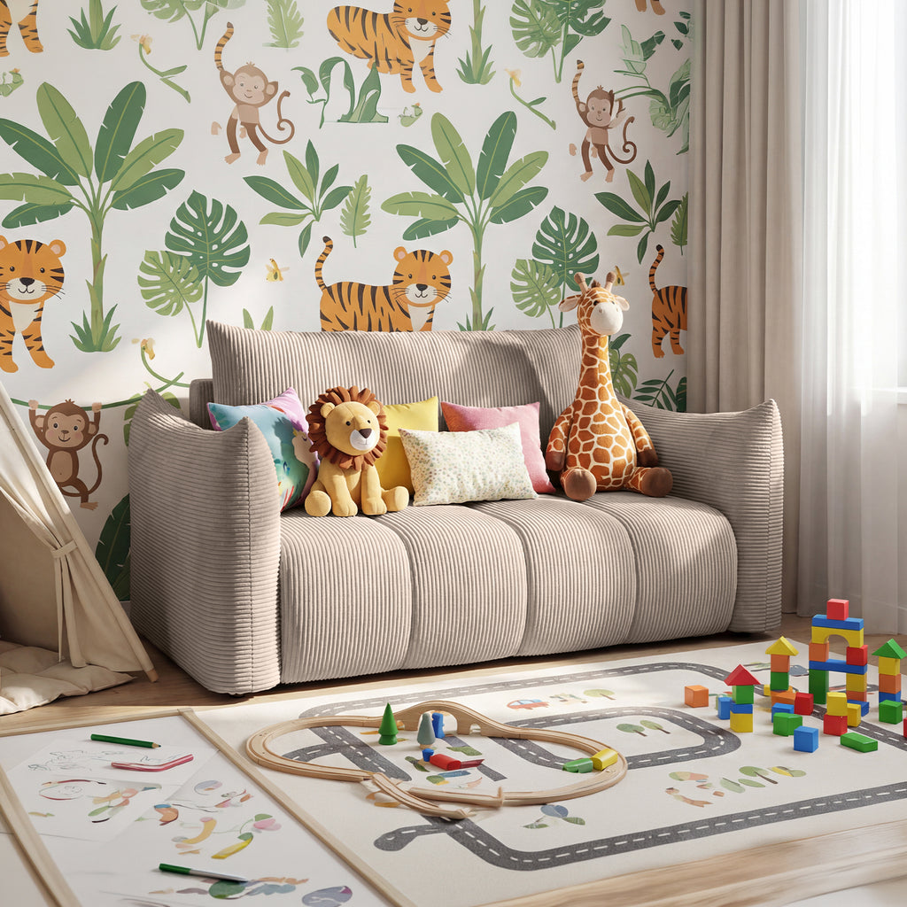 Sofa Flo w tkaninie Poso
