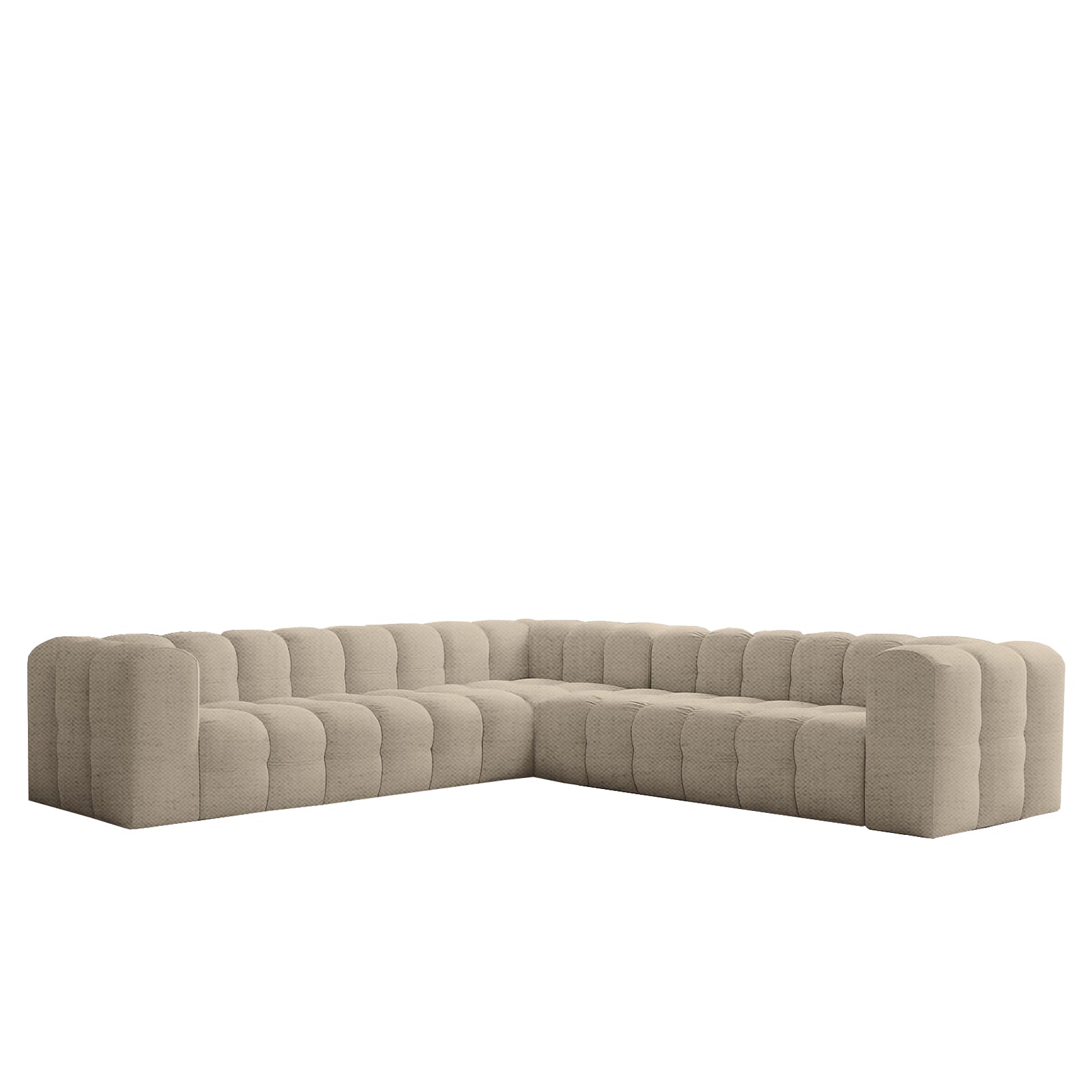 Baloo Corner 300 cm w tkaninie Moly