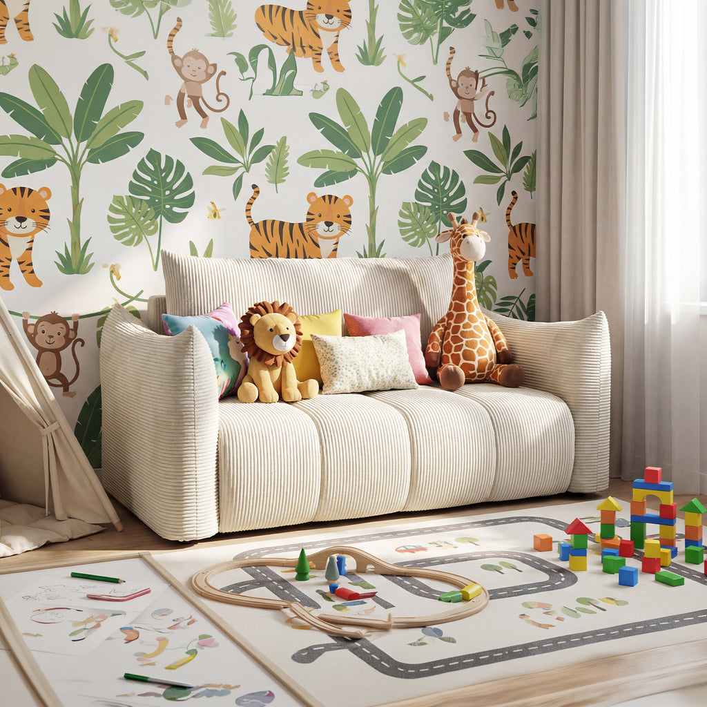 Sofa Flo w tkaninie Poso