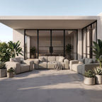 Zestaw Sofa 3oso. + 2 oso. + fotel, system ogrodowy Patio