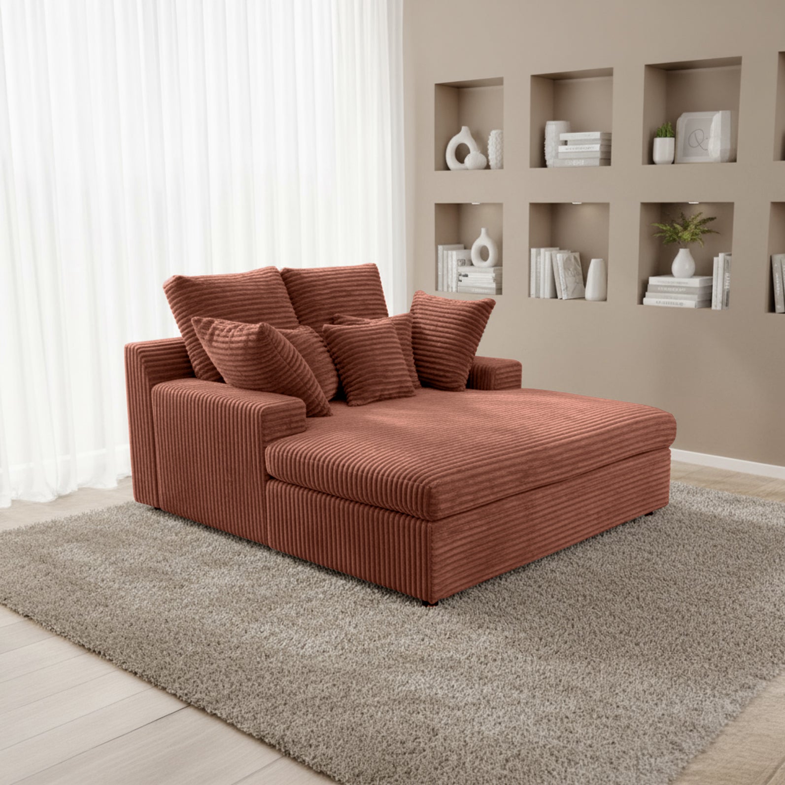 Lazy One sofa w tkaninie Tilia