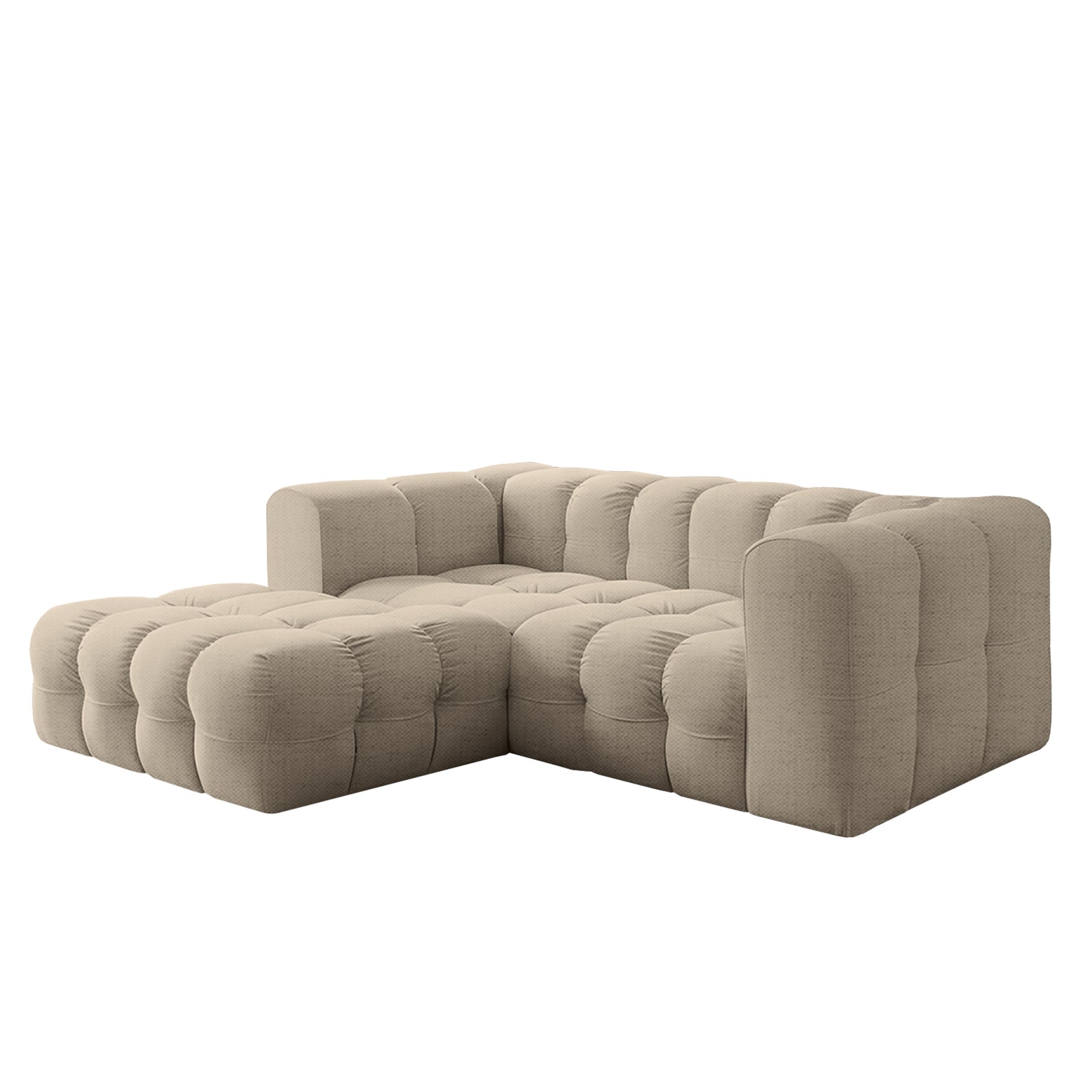 Baloo L mini narożnik w tkaninie Moly