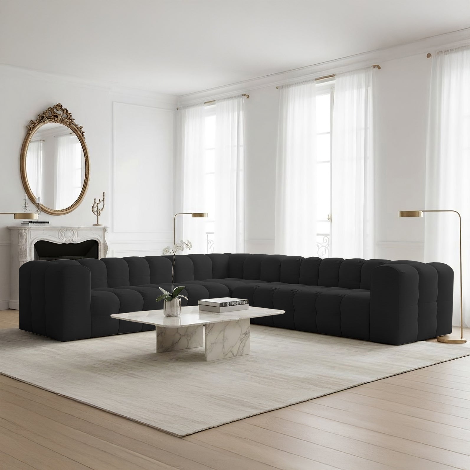 Baloo Corner 300cm w tkaninie Tiffany