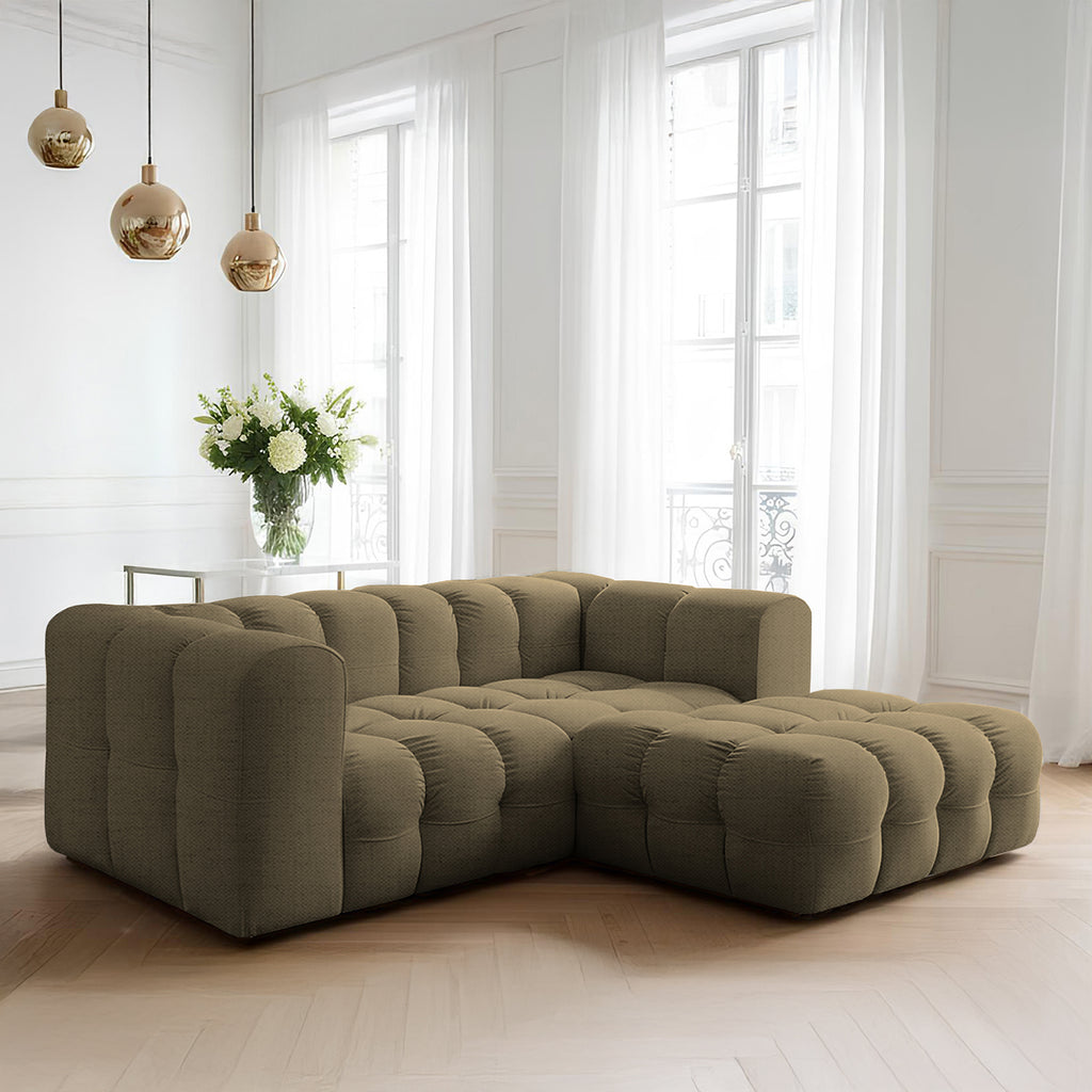 Baloo L mini narożnik w tkaninie Moly