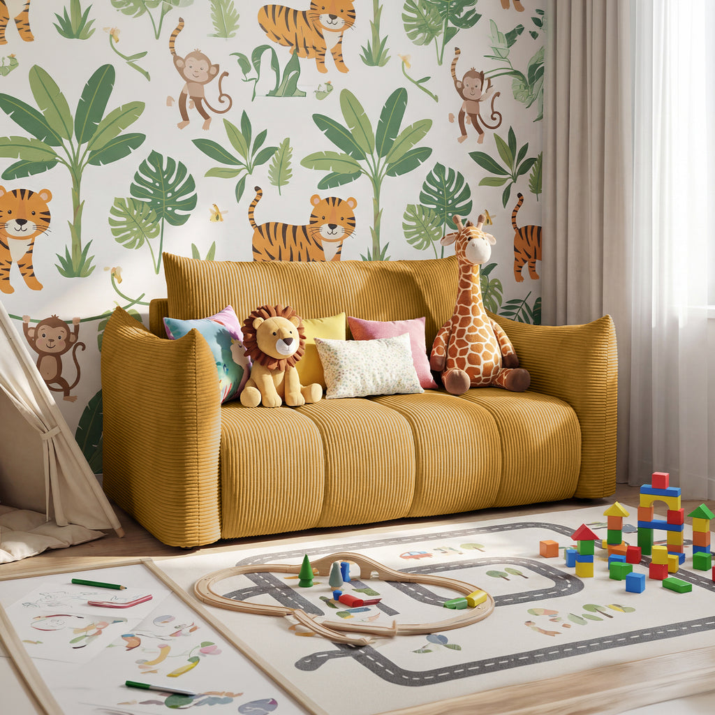 Sofa Flo w tkaninie Poso
