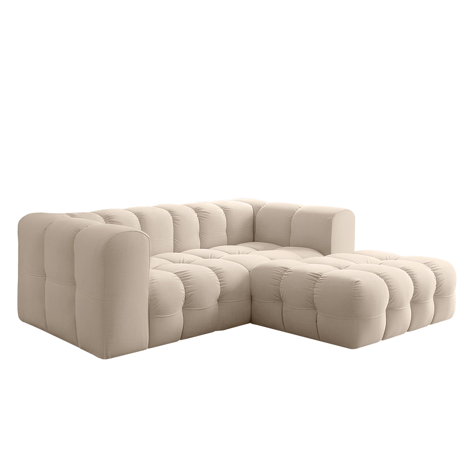 Baloo L mini narożnik w tkaninie Tiffany