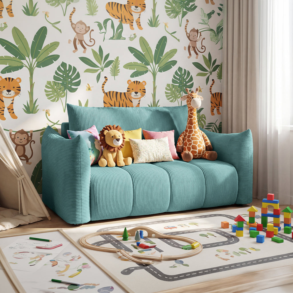 Sofa Flo w tkaninie Poso
