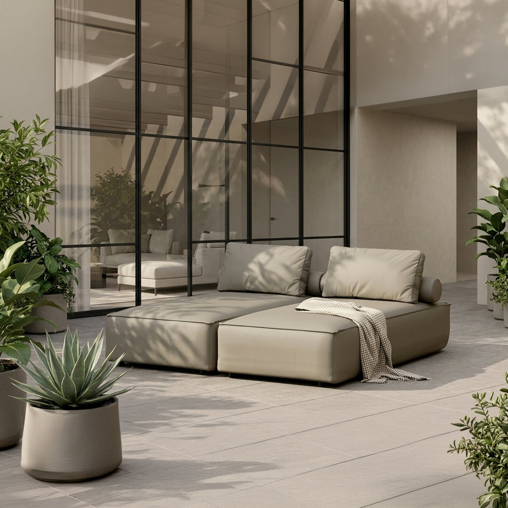 Szezlong podwójny system ogrodowy Patio