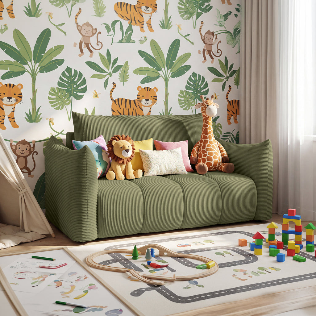 Sofa Flo w tkaninie Poso