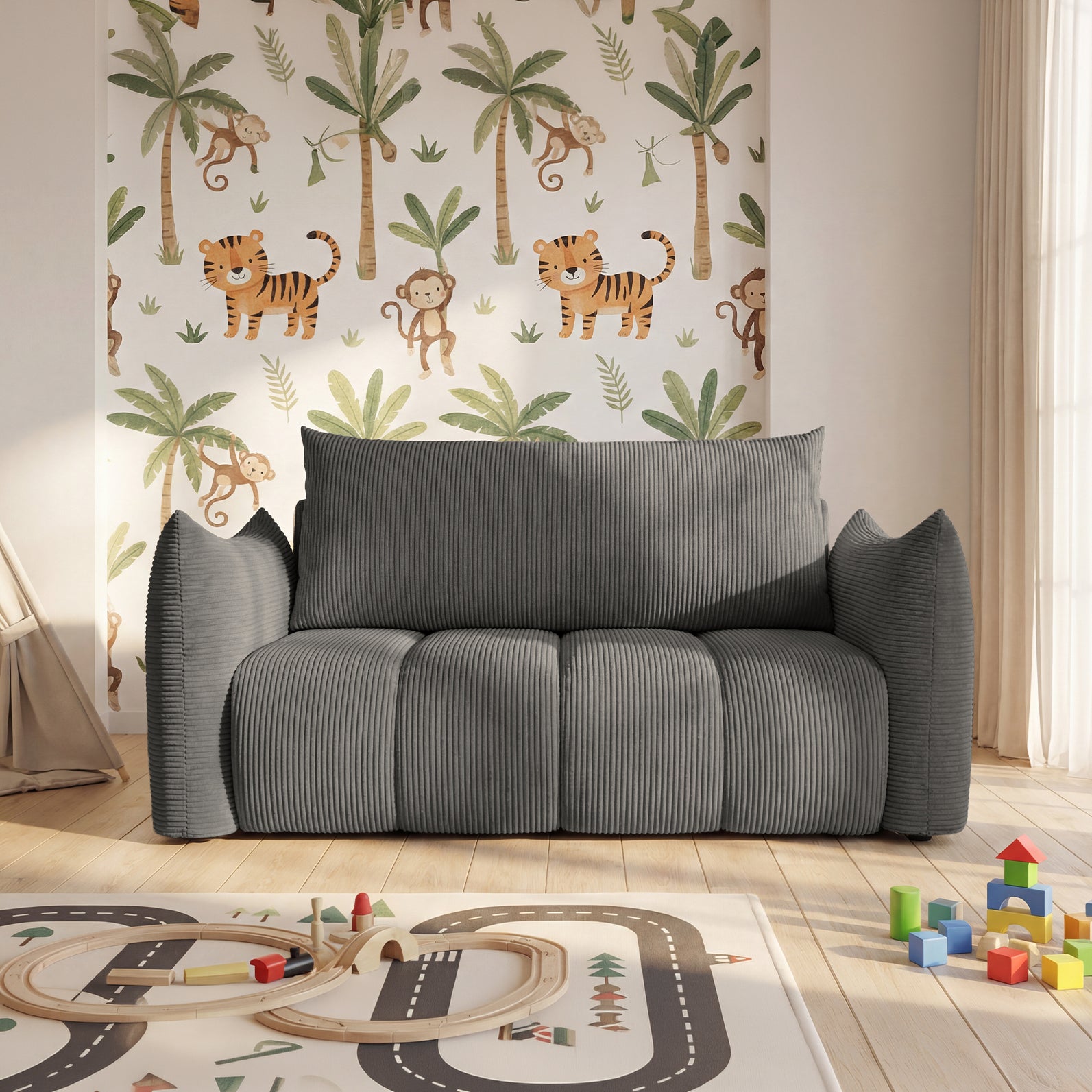 Sofa Flo w tkaninie Poso