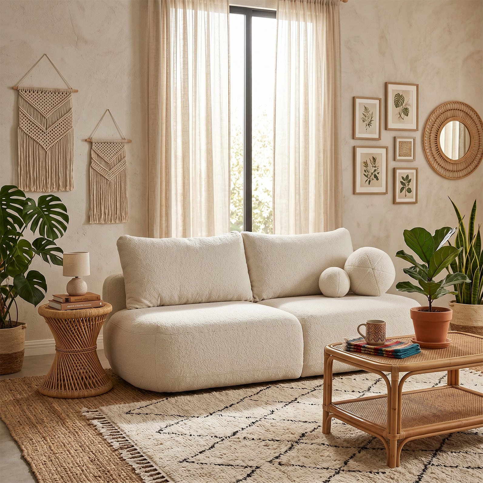 Sofa Fabo w tkaninie Quelle