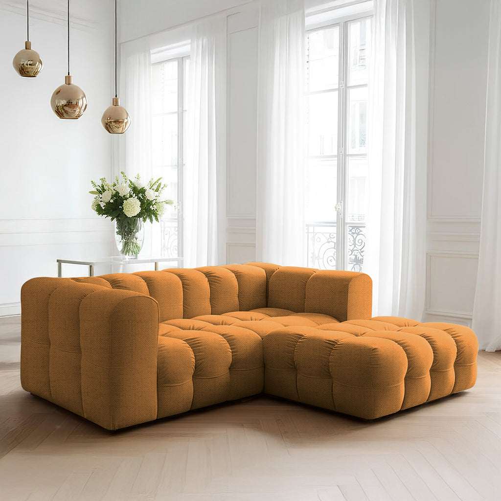 Baloo L mini narożnik w tkaninie Moly