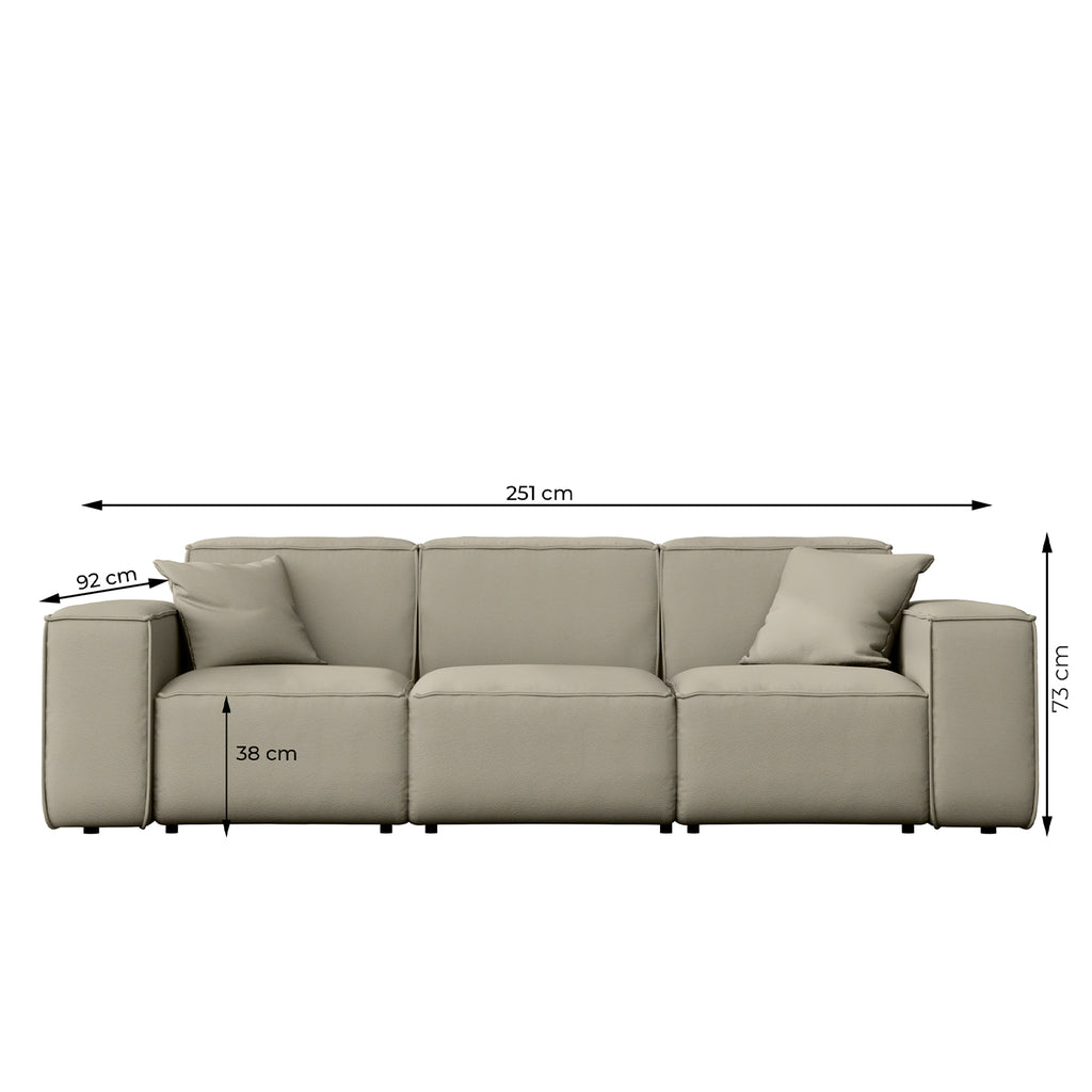 Zestaw Sofa 3oso. + 2 fotele, system ogrodowy Patio