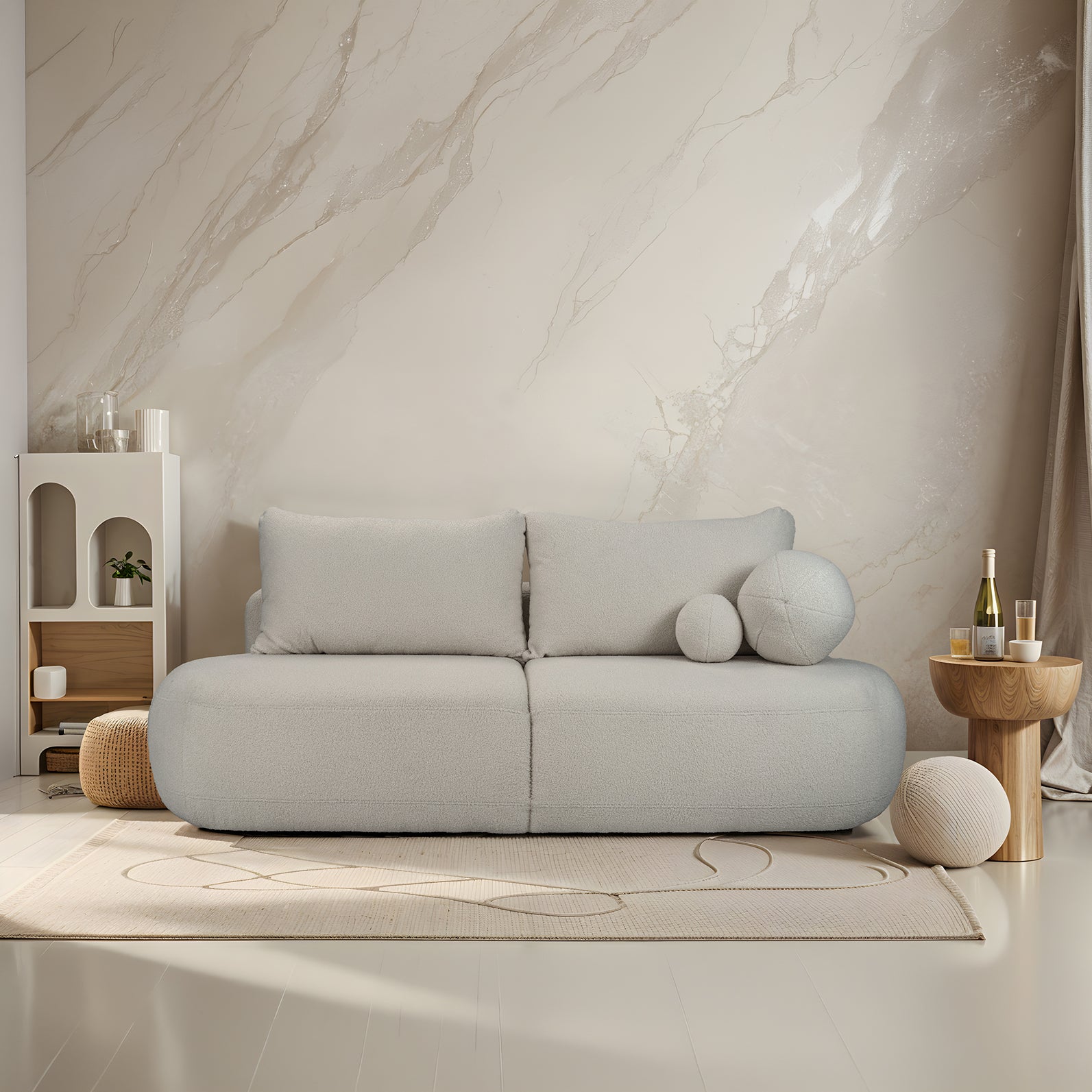 Sofa Fabo w tkaninie Quelle