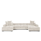 Narożnik Sello U z funkcją spania w tkaninie Flow