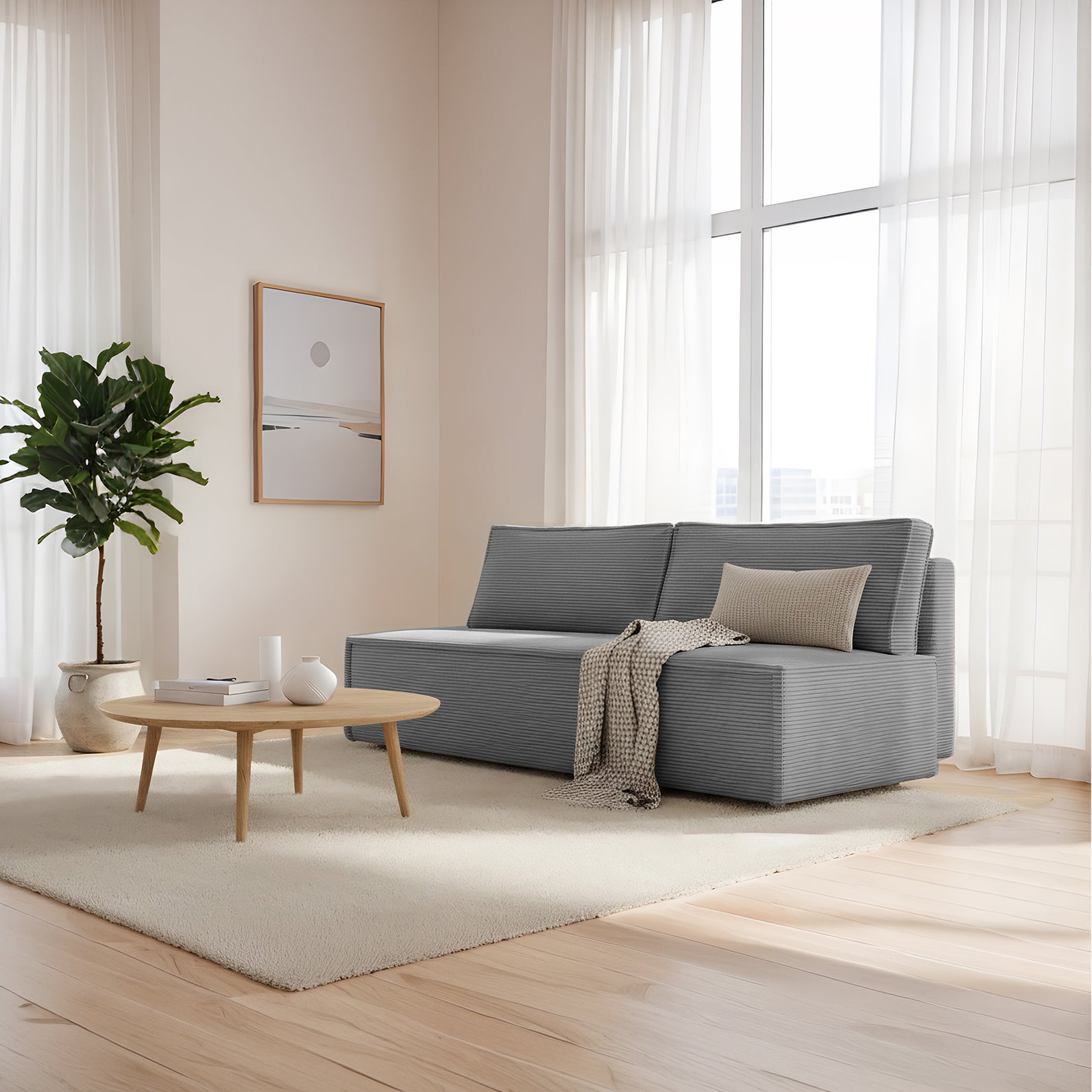 Sofa Luna w tkaninie Poso