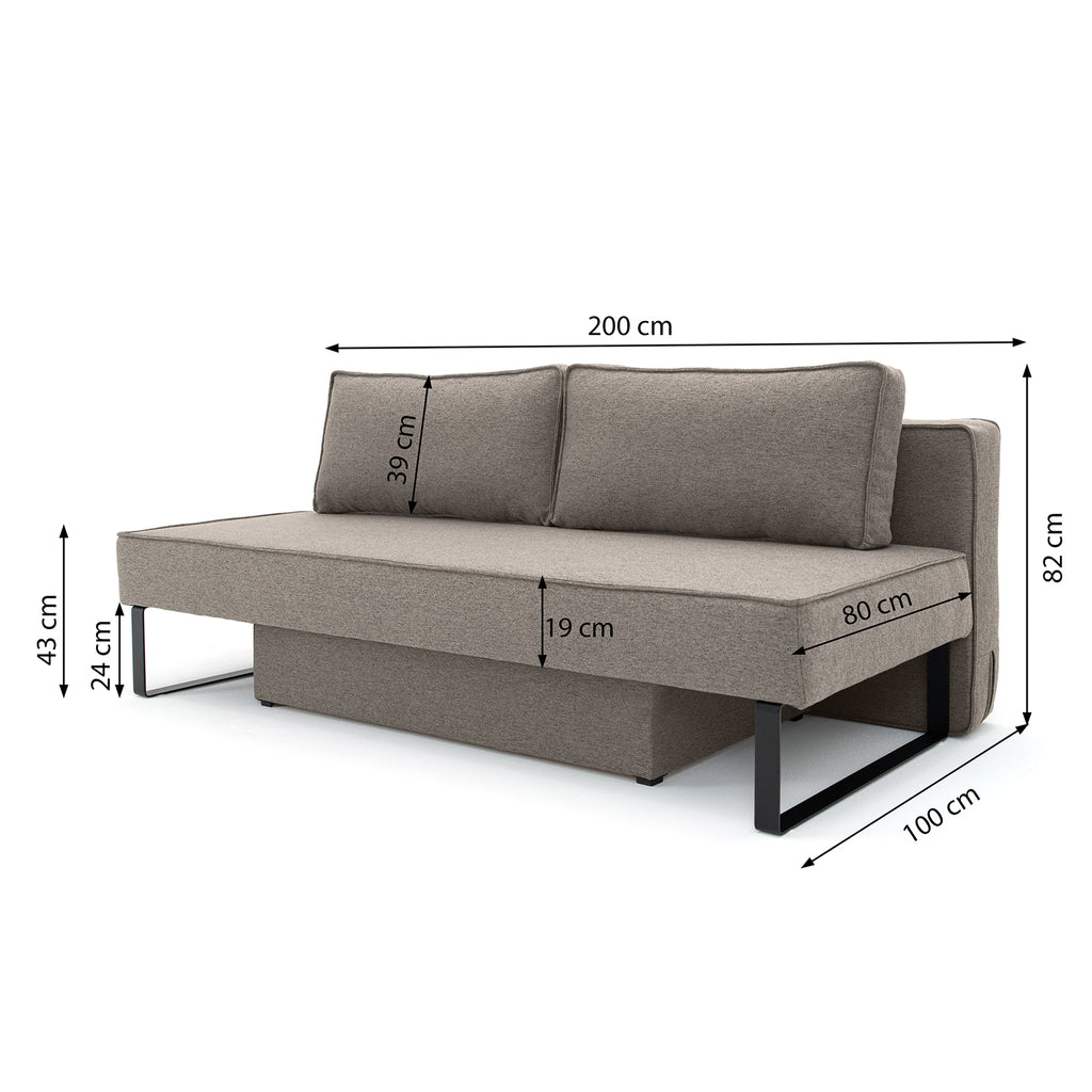 Sofa Nomi w tkaninie Faro