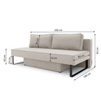 Sofa Nomi w tkaninie Faro