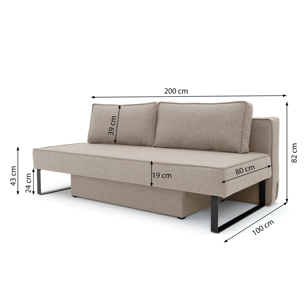 Sofa Nomi w tkaninie Faro