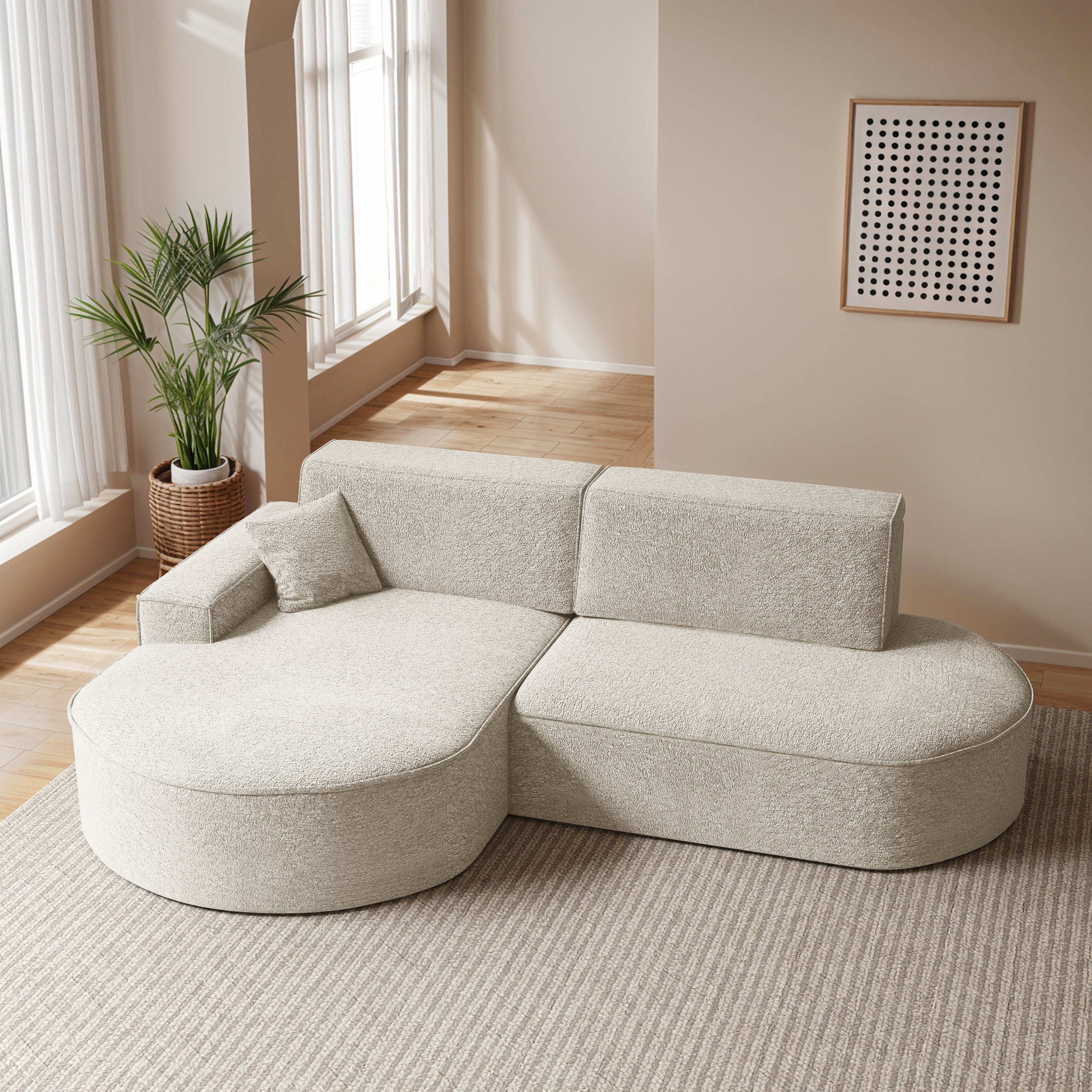 PARMA PRO narożnik w tkaninie Arena