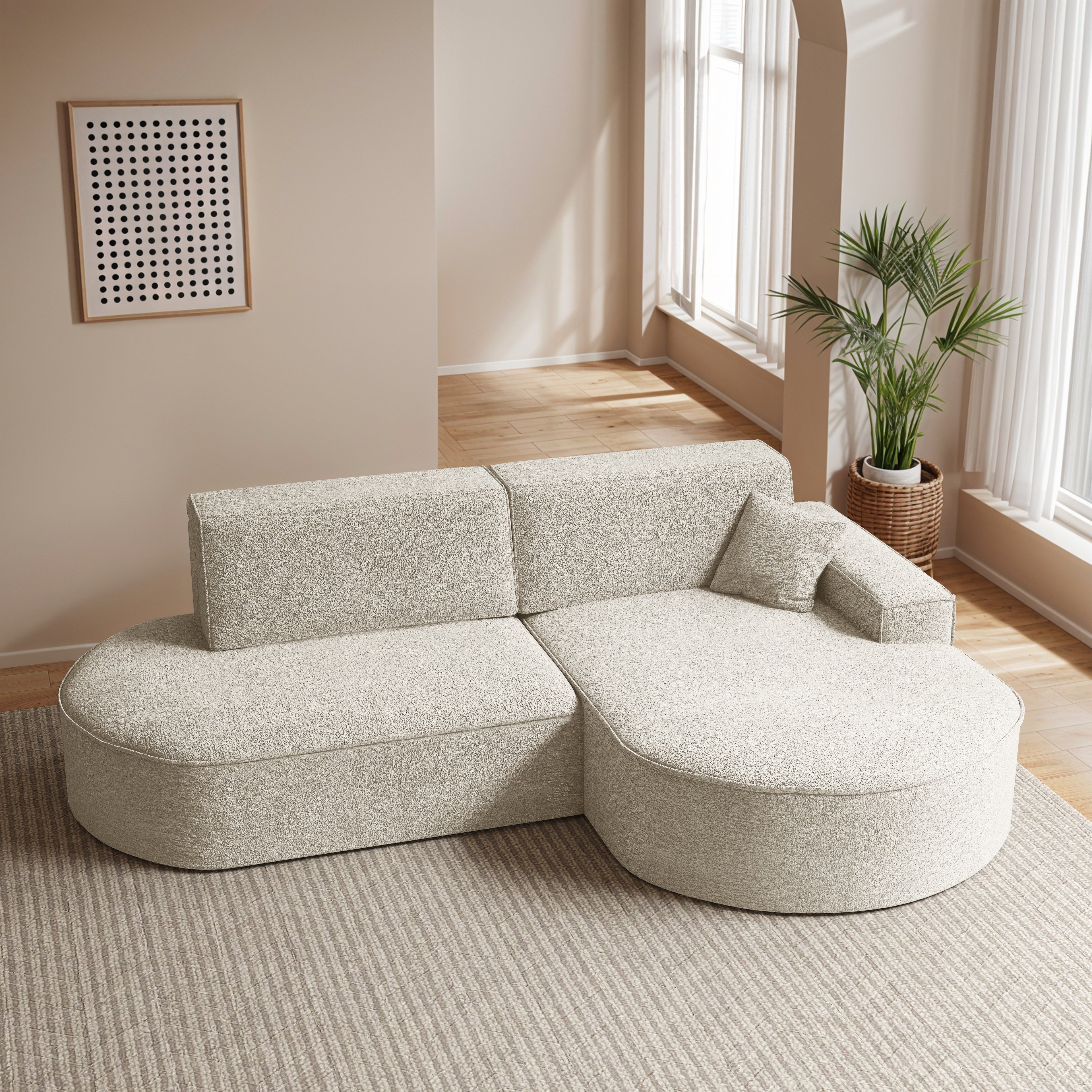 PARMA PRO narożnik w tkaninie Arena