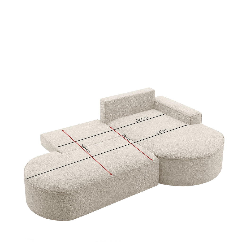 PARMA PRO narożnik w tkaninie Arena