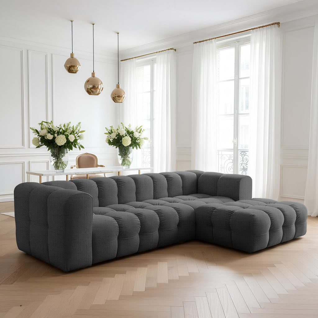 Baloo L narożnik w tkaninie Moly