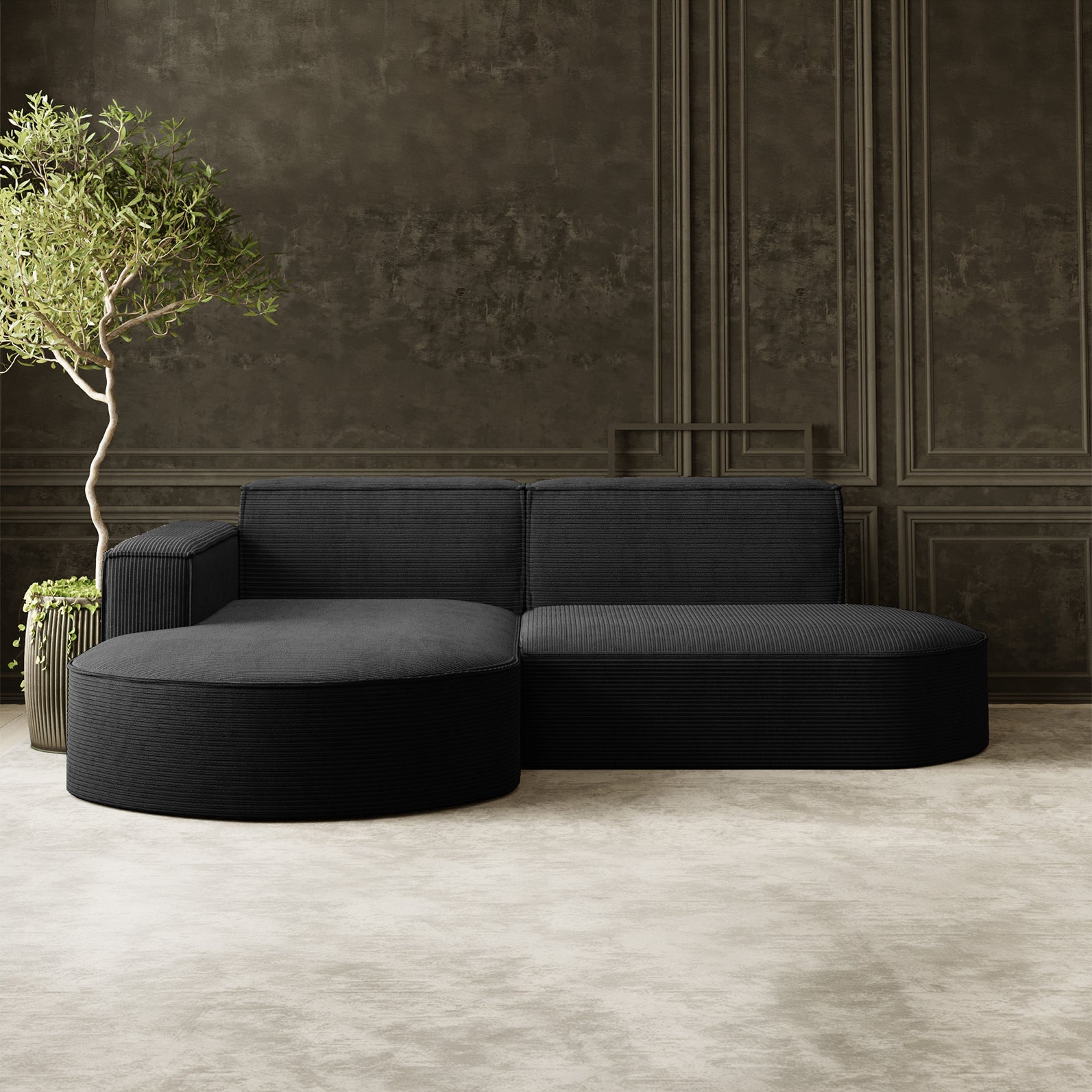 Parma Studio narożnik w tkaninie Poso