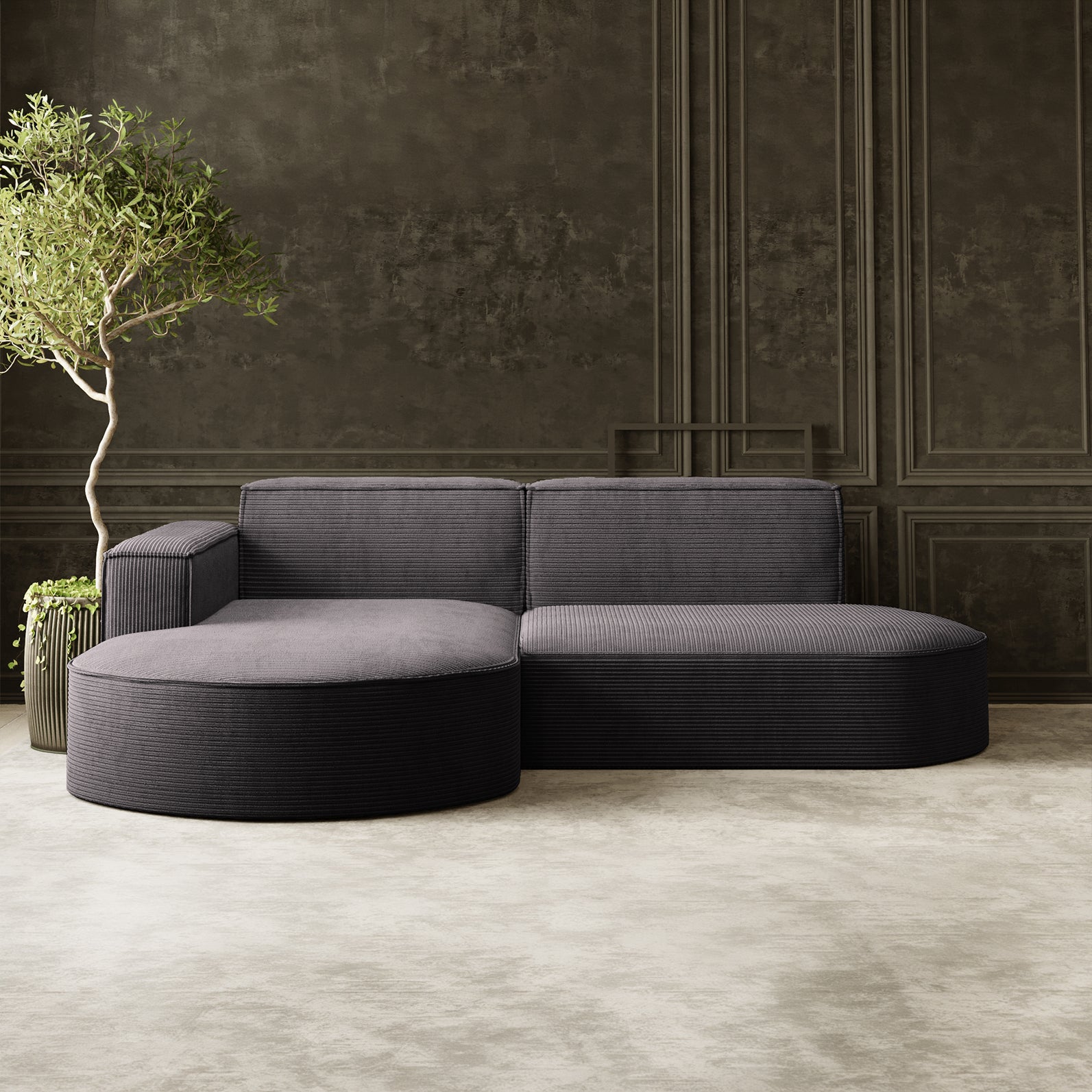 Parma Studio narożnik w tkaninie Poso