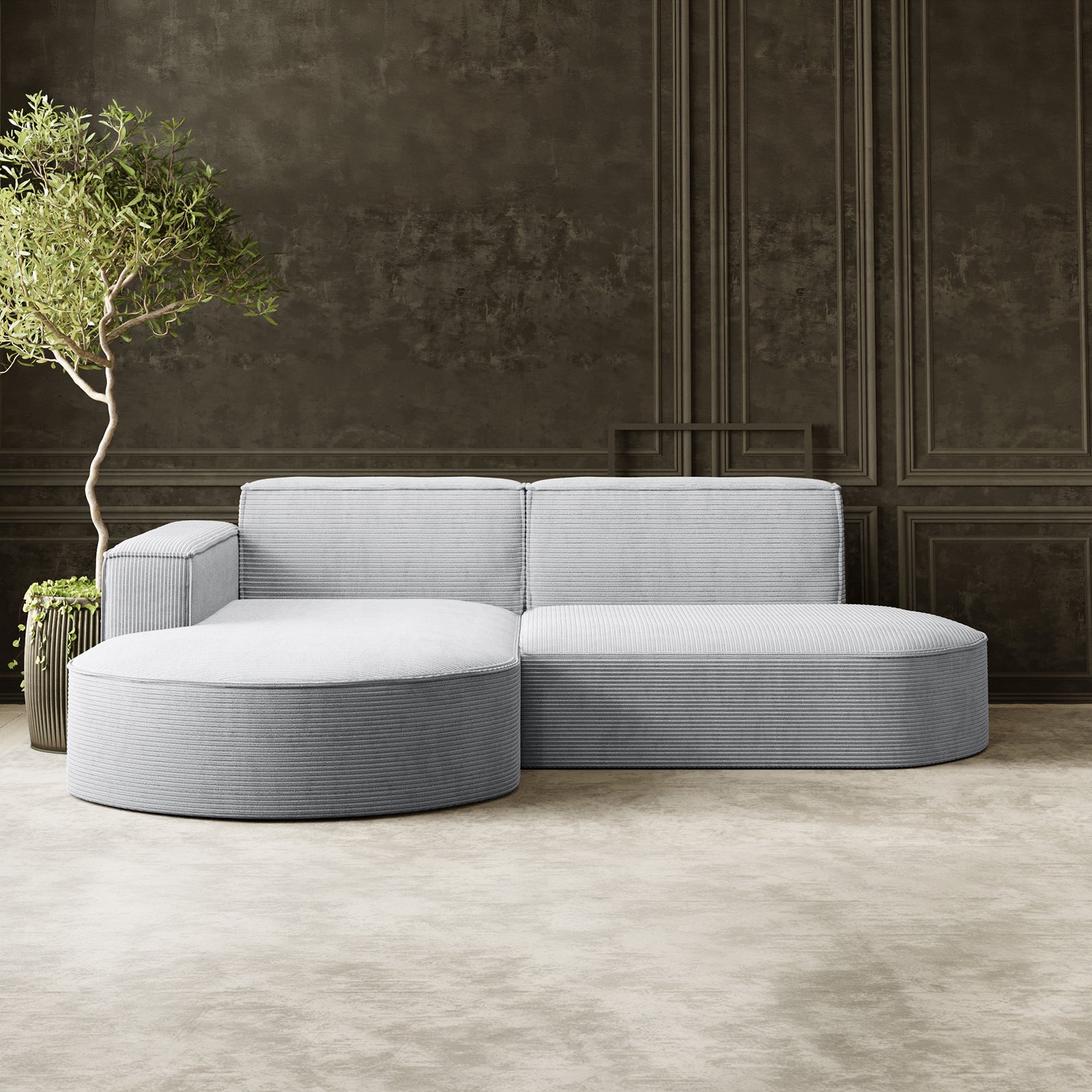 Parma Studio narożnik w tkaninie Poso