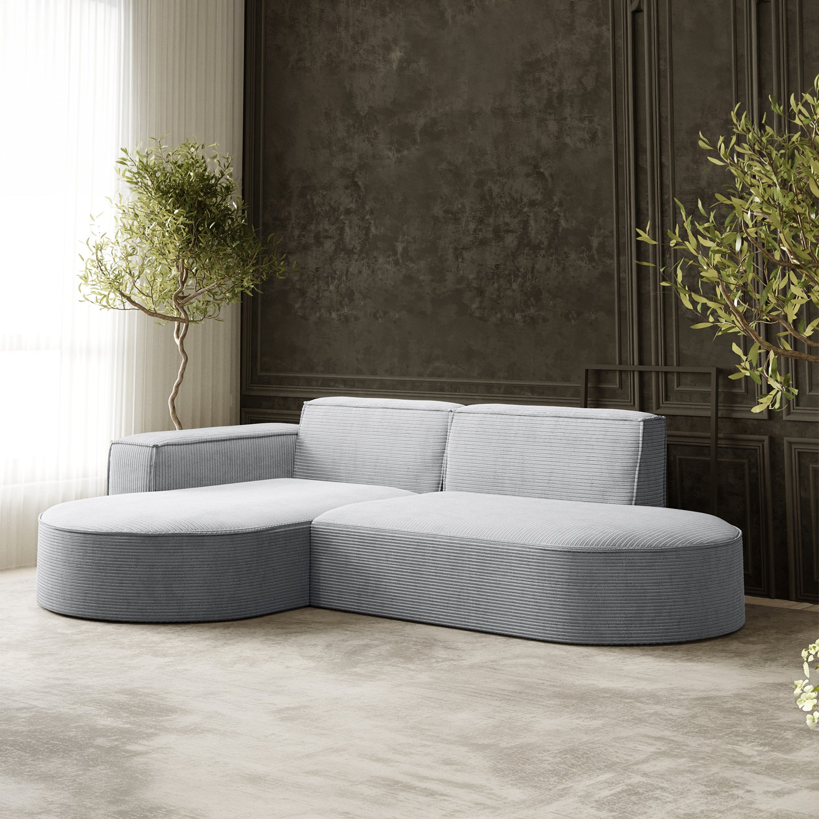 Parma Studio narożnik w tkaninie Poso