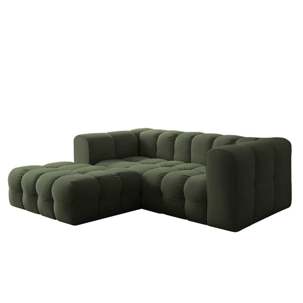 Baloo L mini narożnik w tkaninie Tiffany