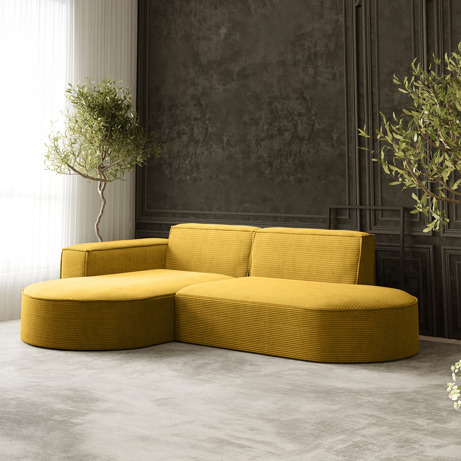 Parma Studio narożnik w tkaninie Poso