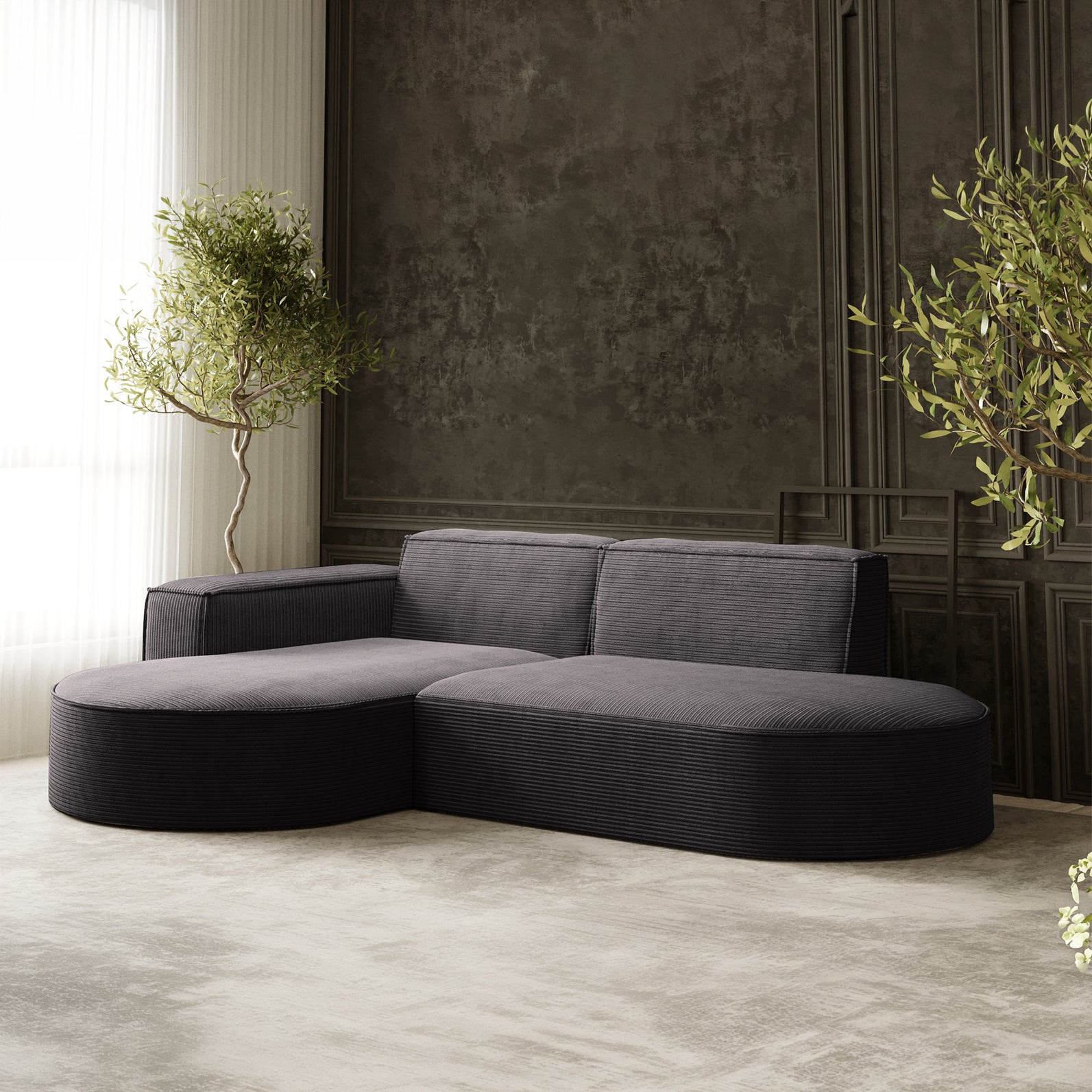 Parma Studio narożnik w tkaninie Poso