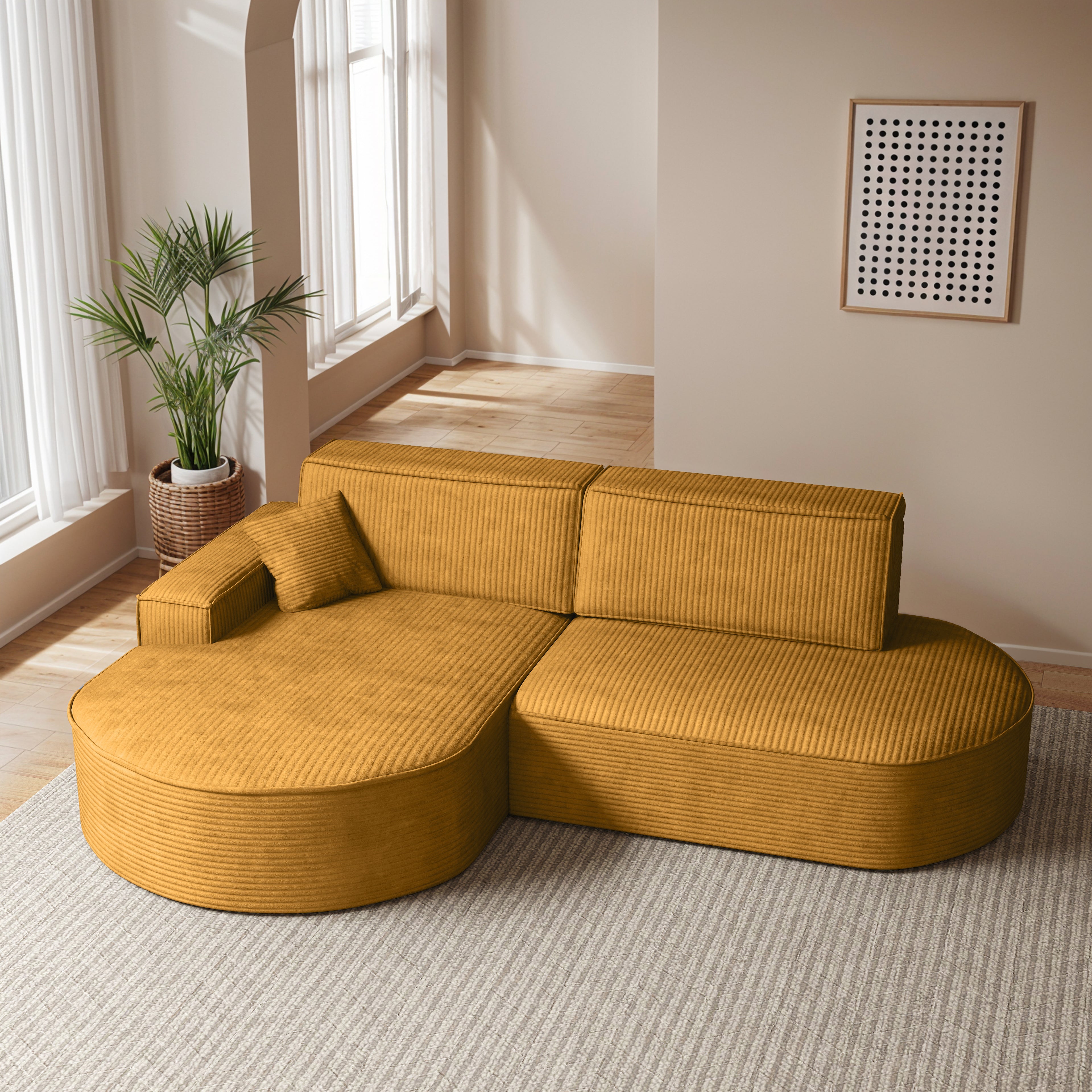 PARMA PRO narożnik w tkaninie poso