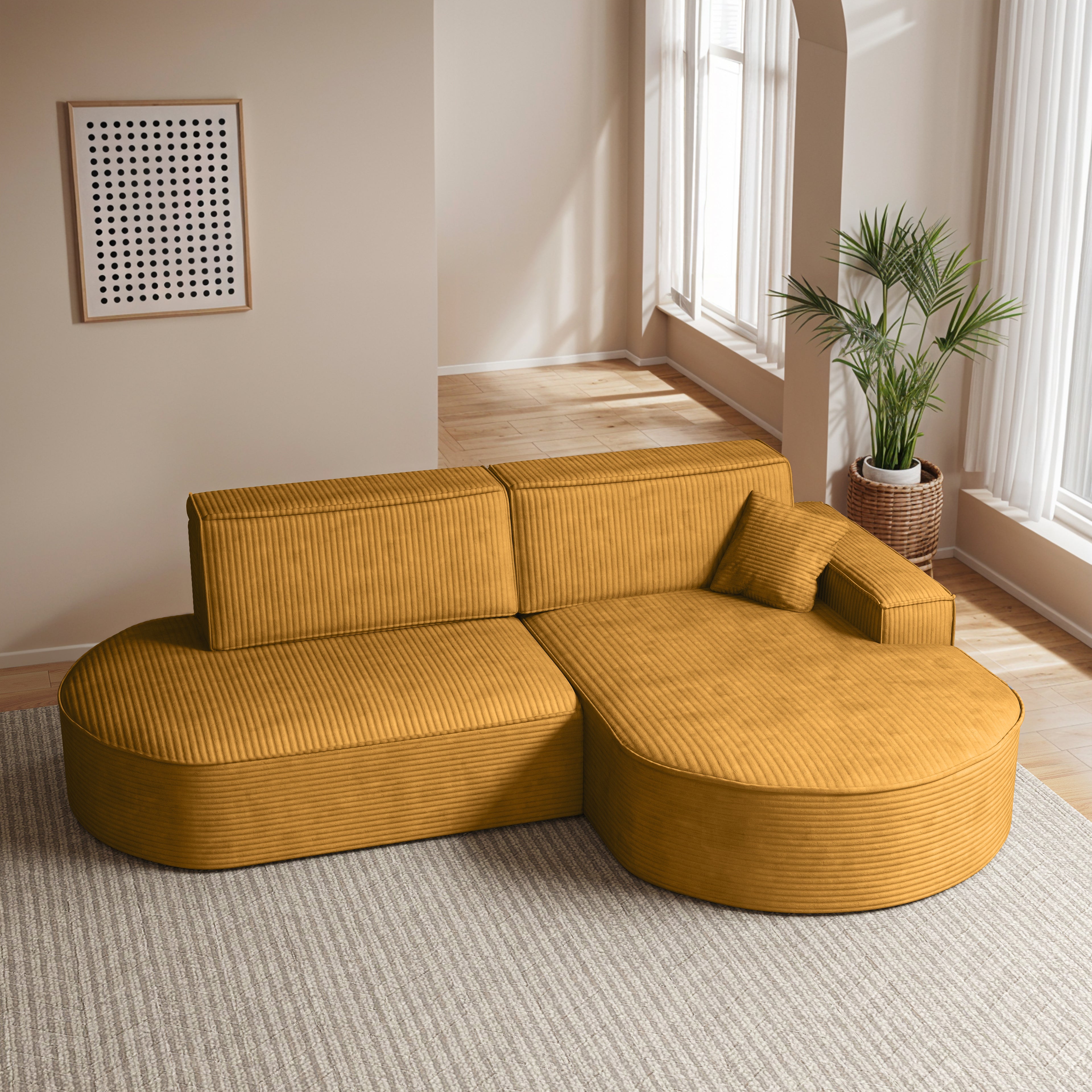 PARMA PRO narożnik w tkaninie poso