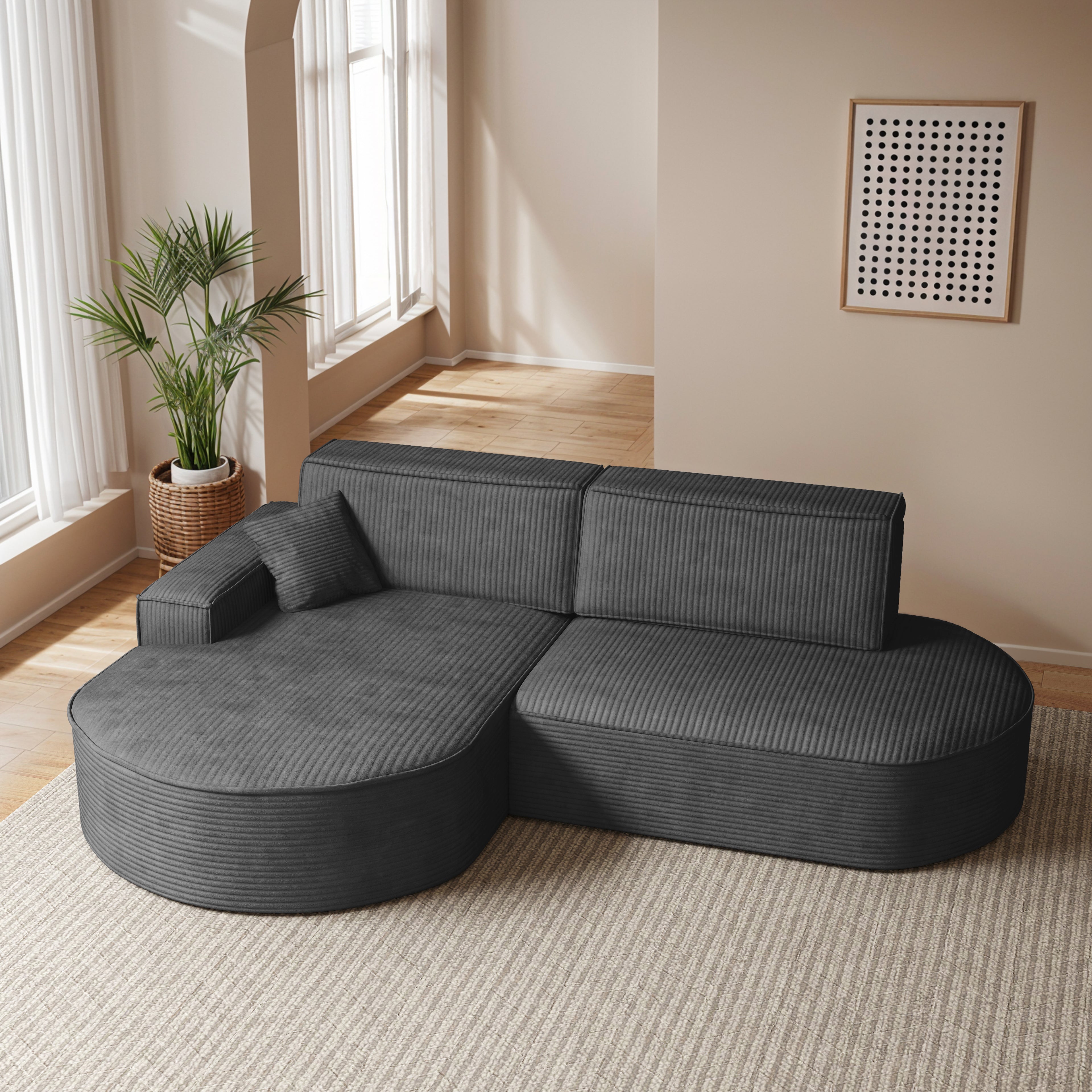 PARMA PRO narożnik w tkaninie poso