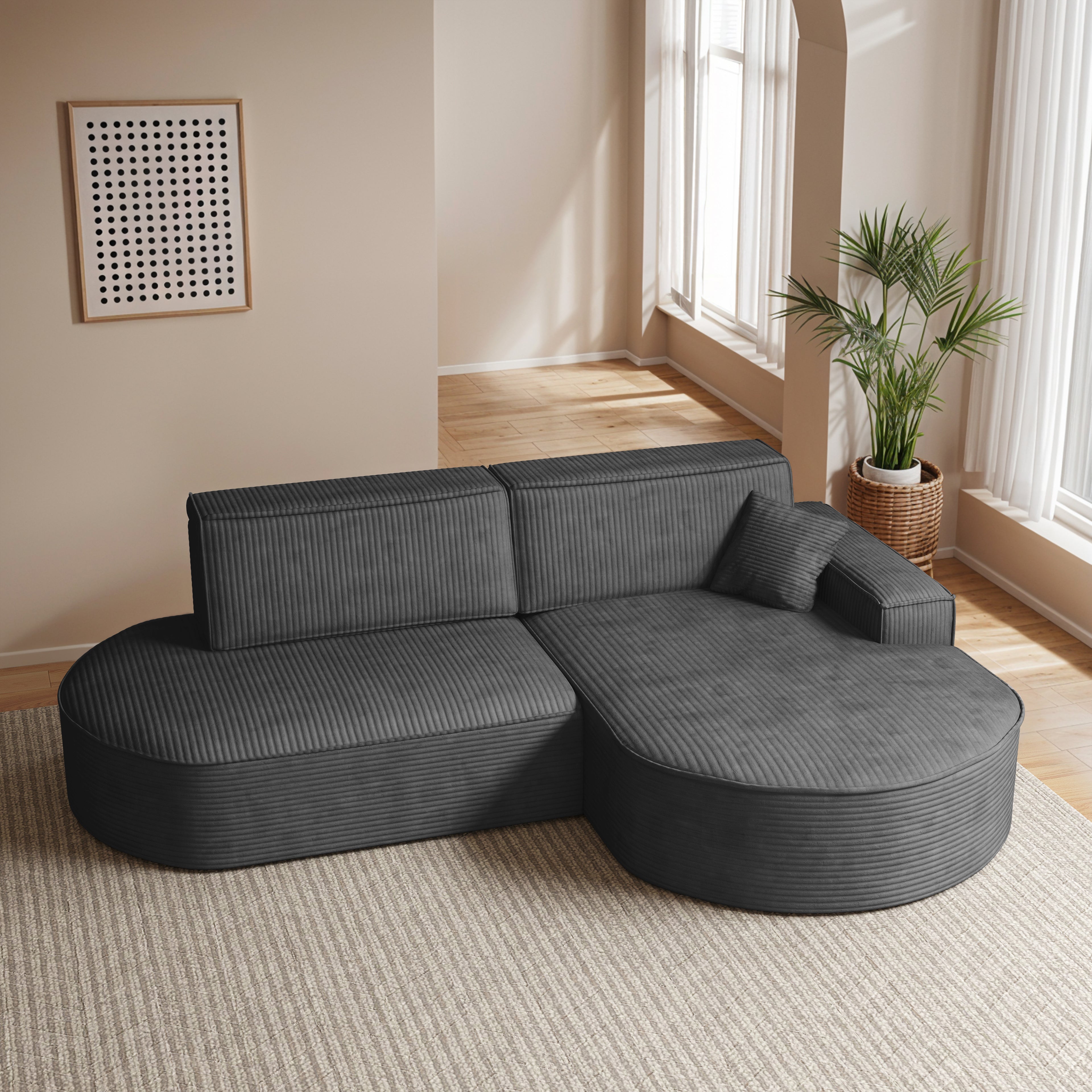 PARMA PRO narożnik w tkaninie poso