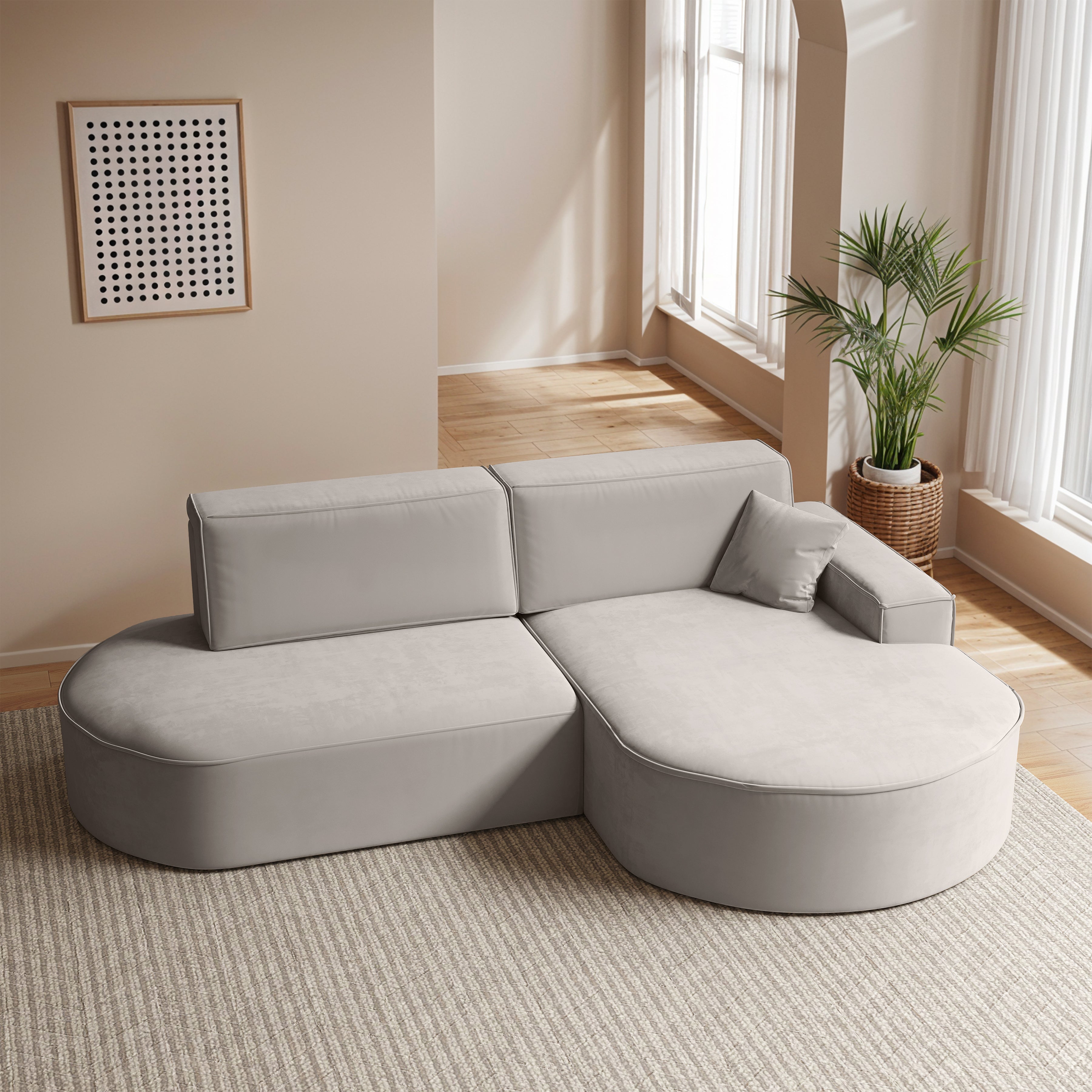 PARMA PRO narożnik w tkaninie Salvador