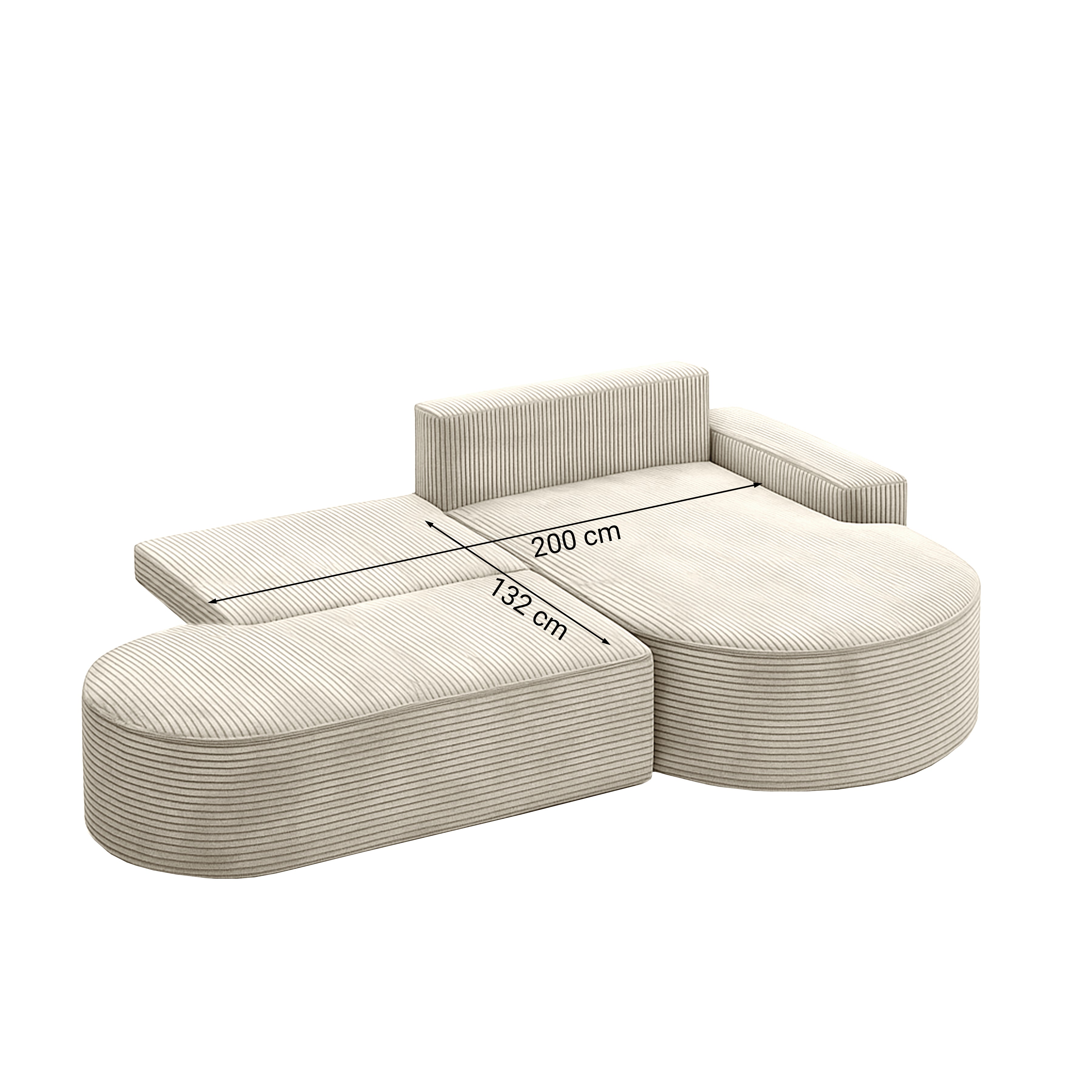 PARMA PRO narożnik w tkaninie poso