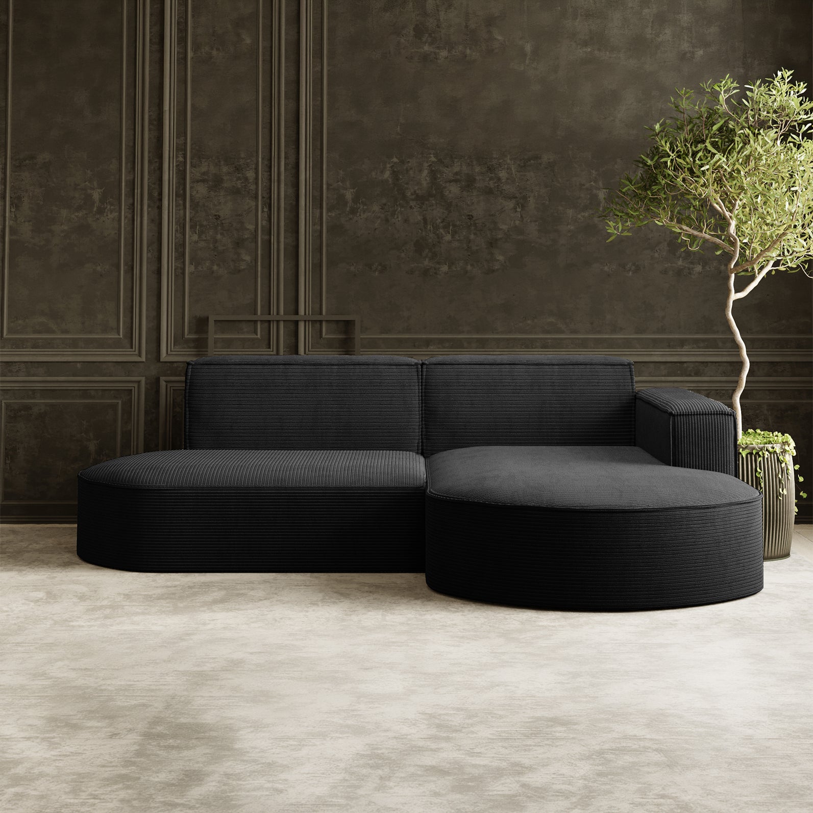 Parma Studio narożnik w tkaninie Poso