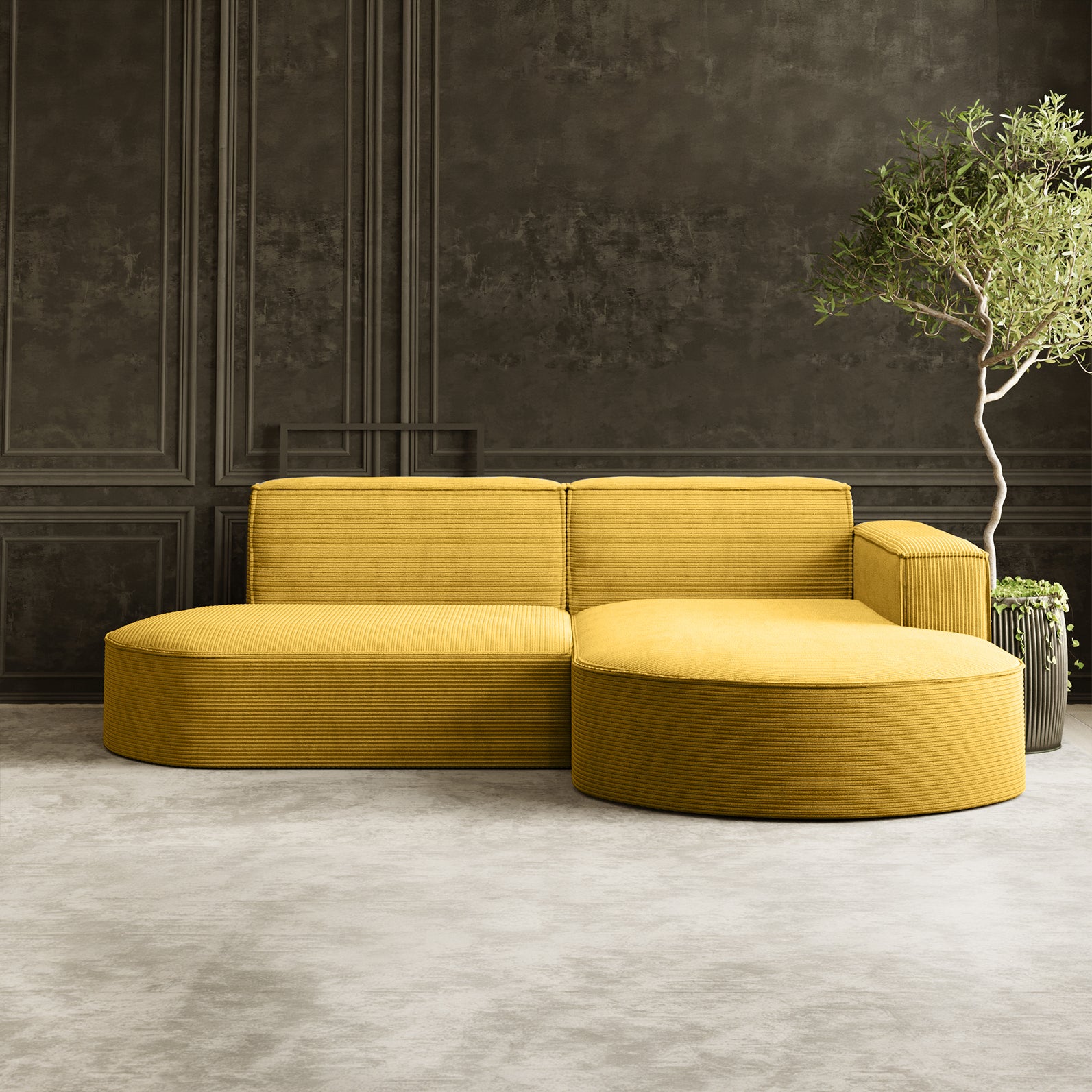 Parma Studio narożnik w tkaninie Poso