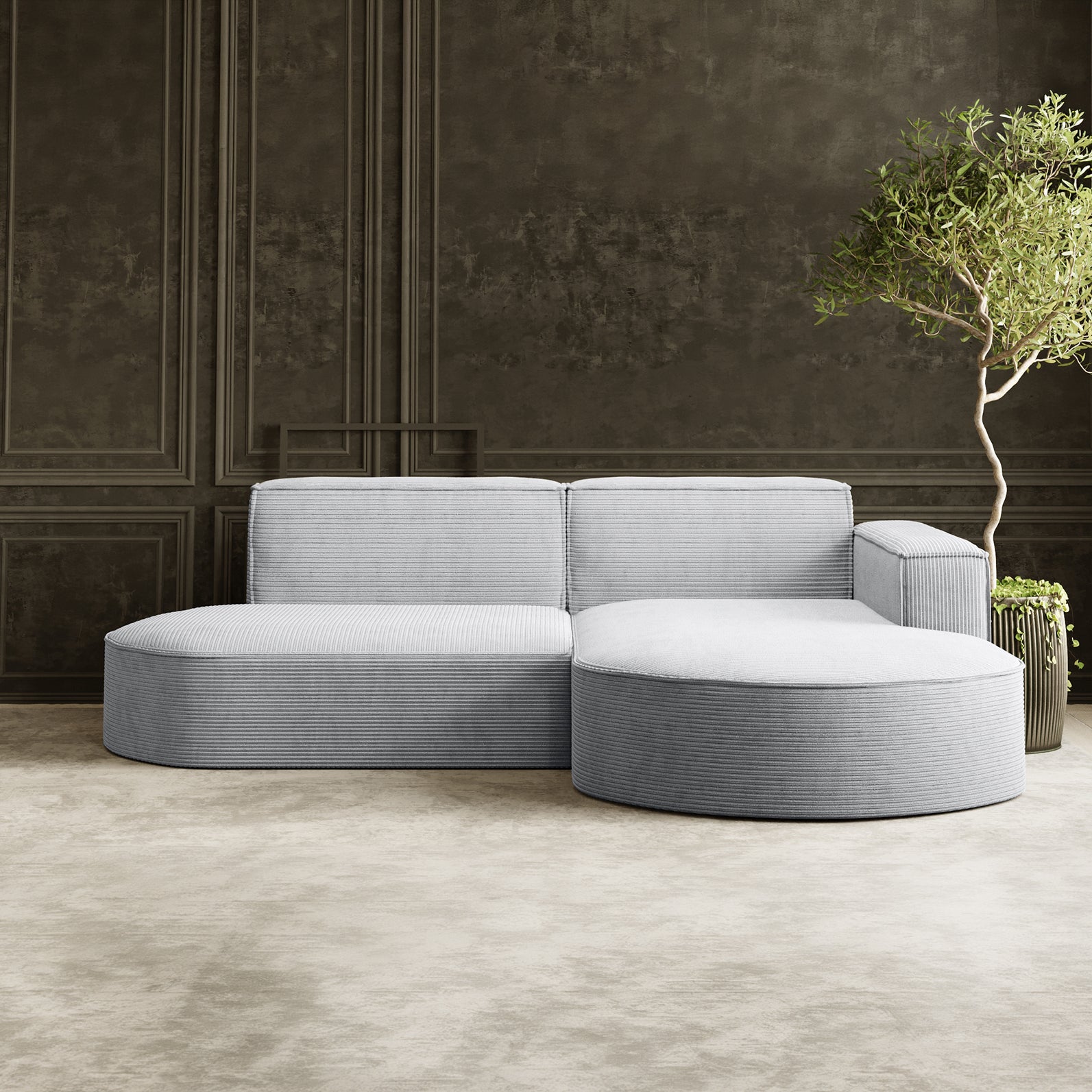 Parma Studio narożnik w tkaninie Poso