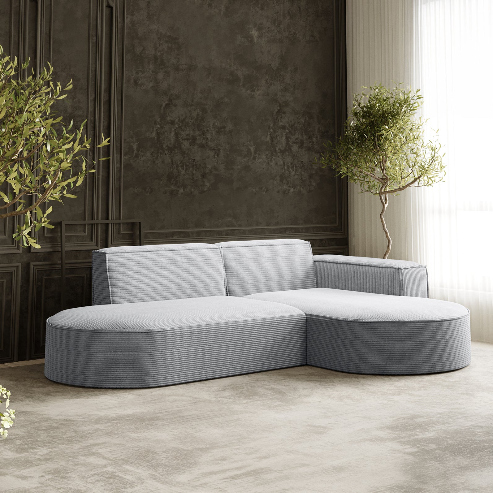 Parma Studio narożnik w tkaninie Poso